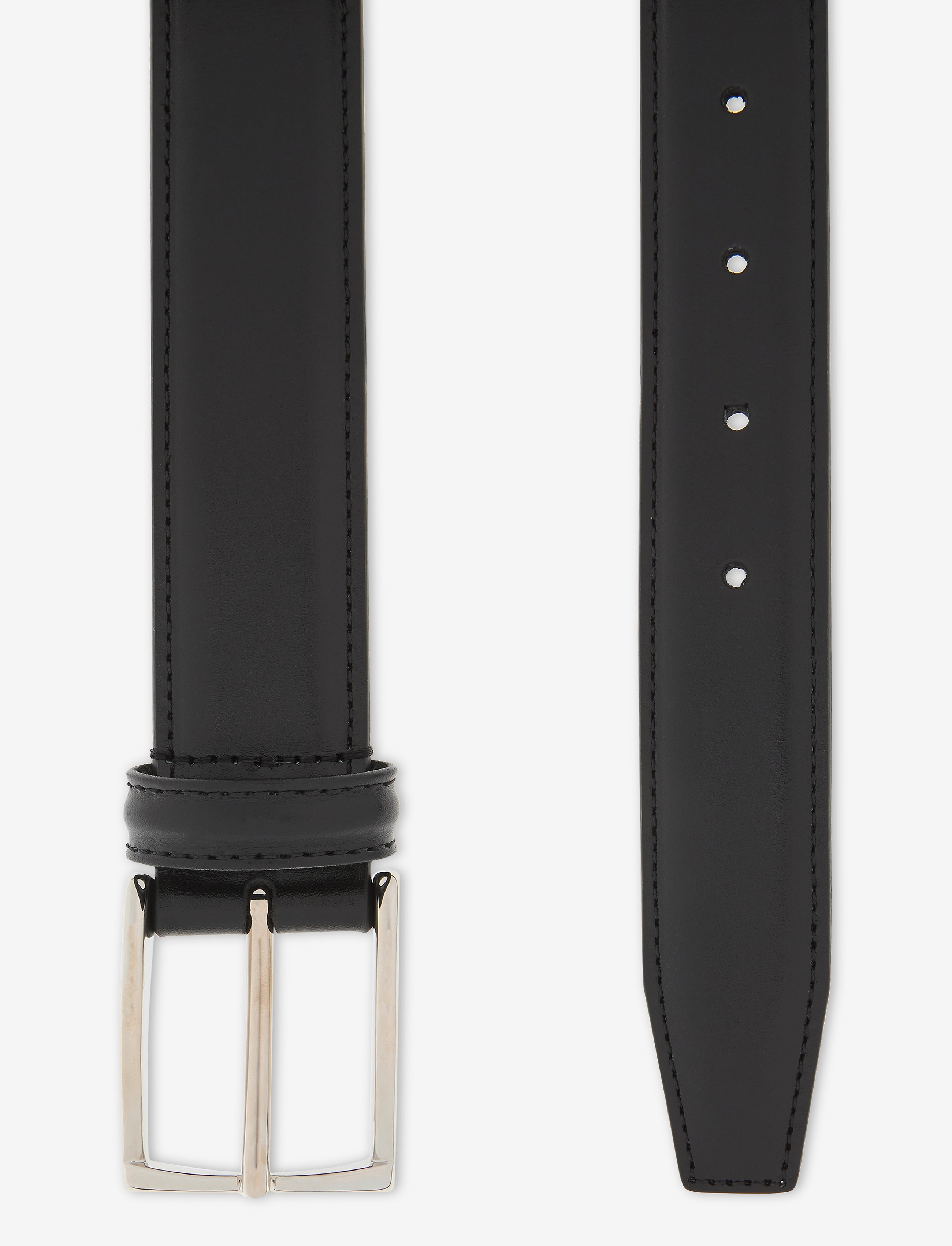 Anderson's - Classic leather belt - klassiske bælter - black - 1