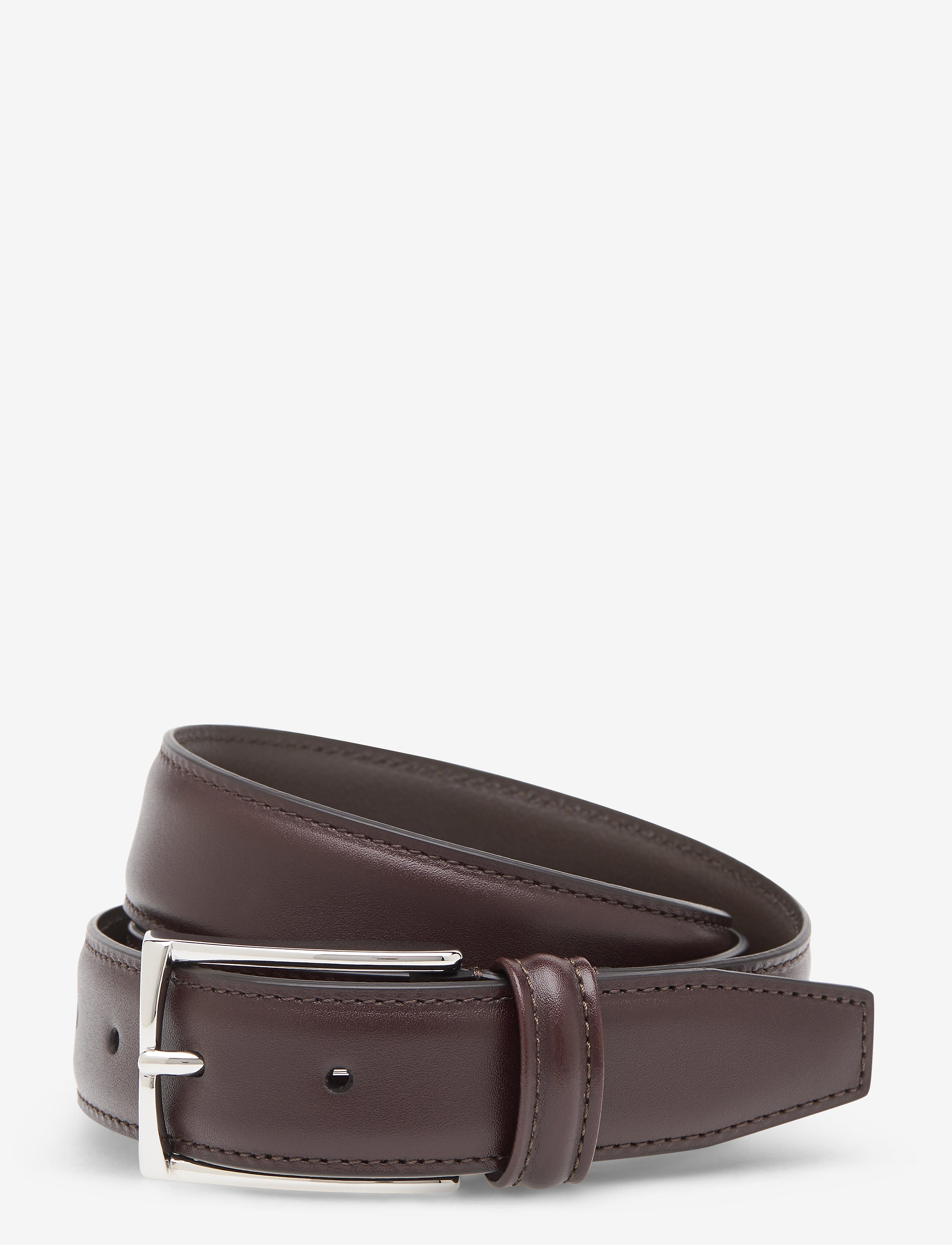 Anderson's Classic Leather Belt, 85 x 85, Belts, Schwarz - Männerswear