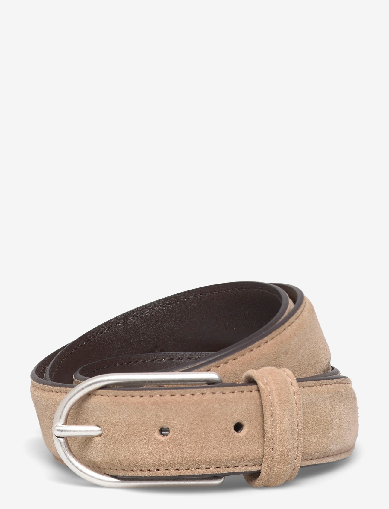 Anderson's - Classic leather belt - klassikalised vööd - sand - 0