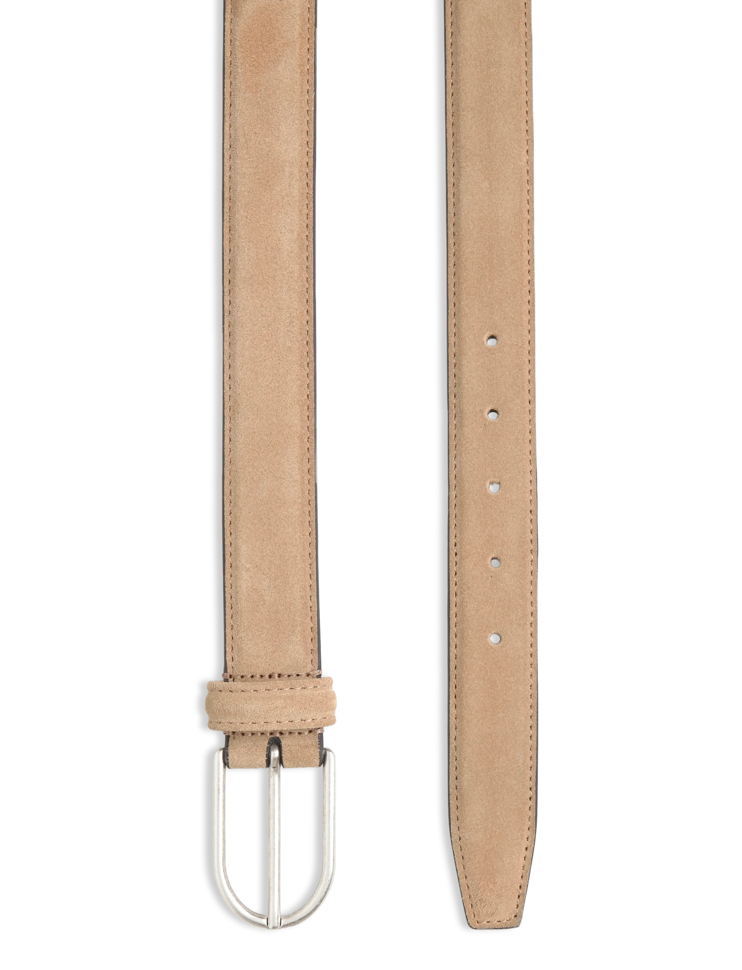 Anderson's - Suede belt Sand  - 3cm - belts - sand - 1