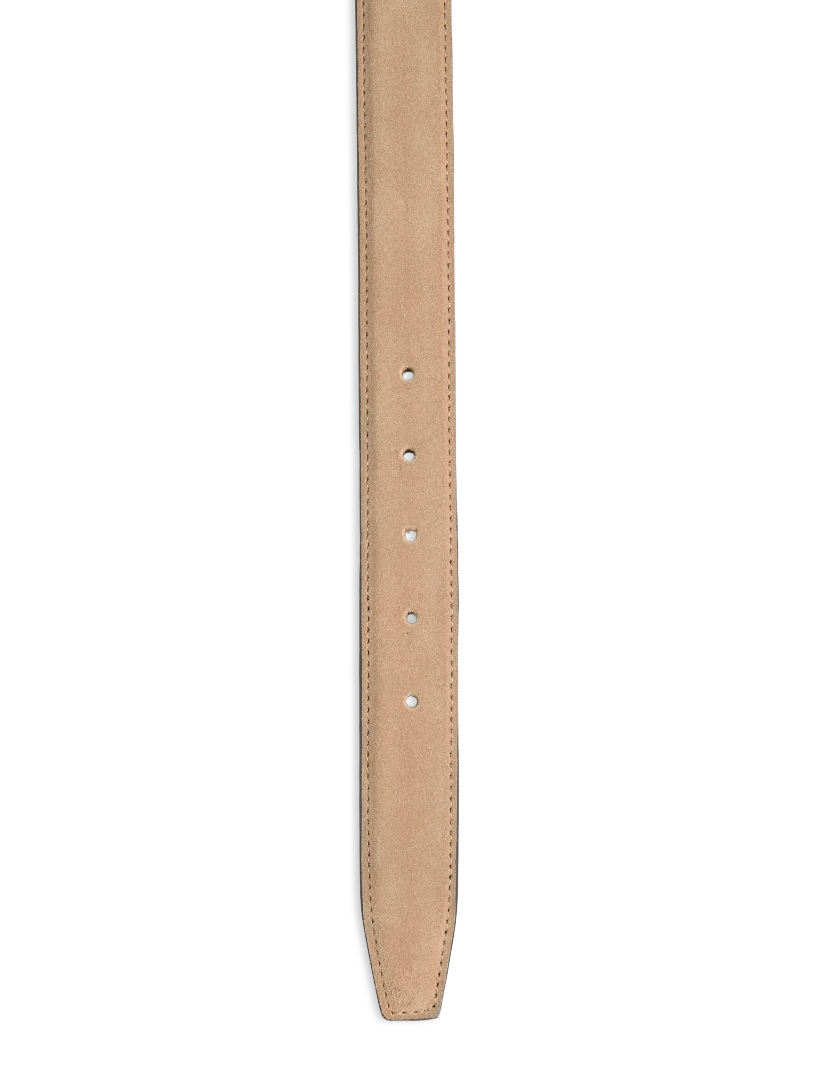 Anderson's - Suede belt Sand  - 3cm - belts - sand - 2