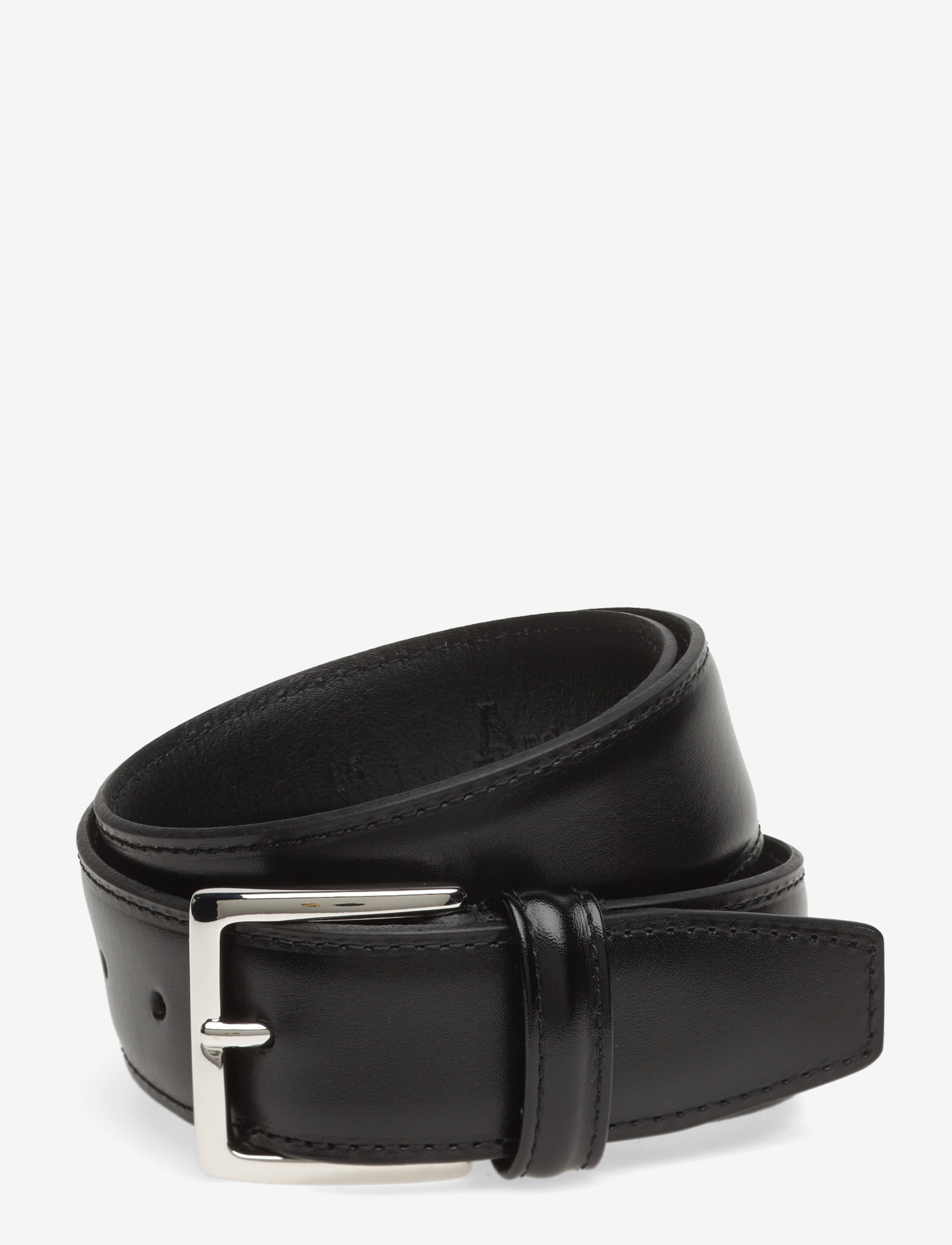 Anderson's Classic Suiting Belt 3,5, 110, Black, Bælter > Klassiske Bælter, Herre