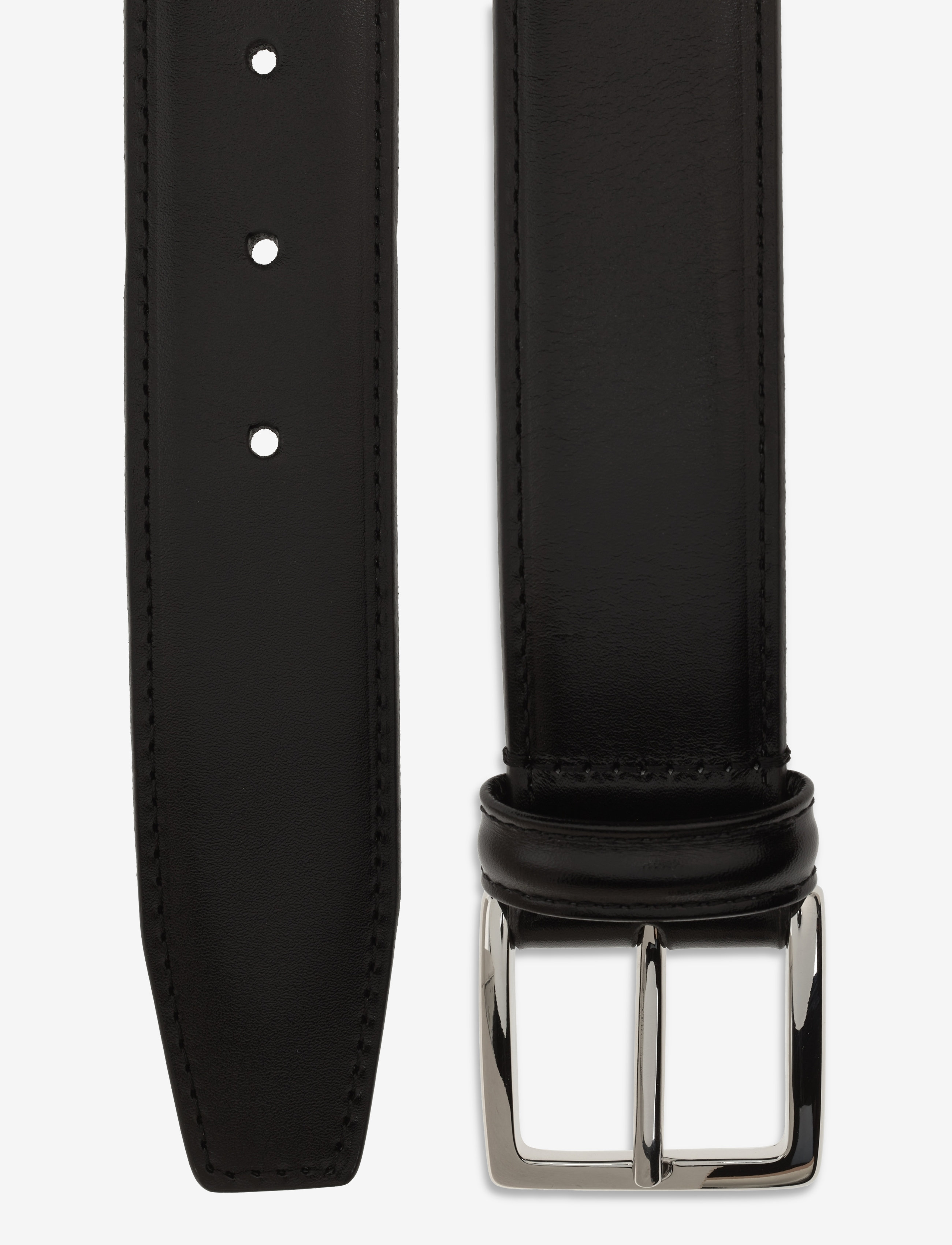 Anderson's - Classic suiting belt 3,5 - fødselsdagsgaver - black - 2