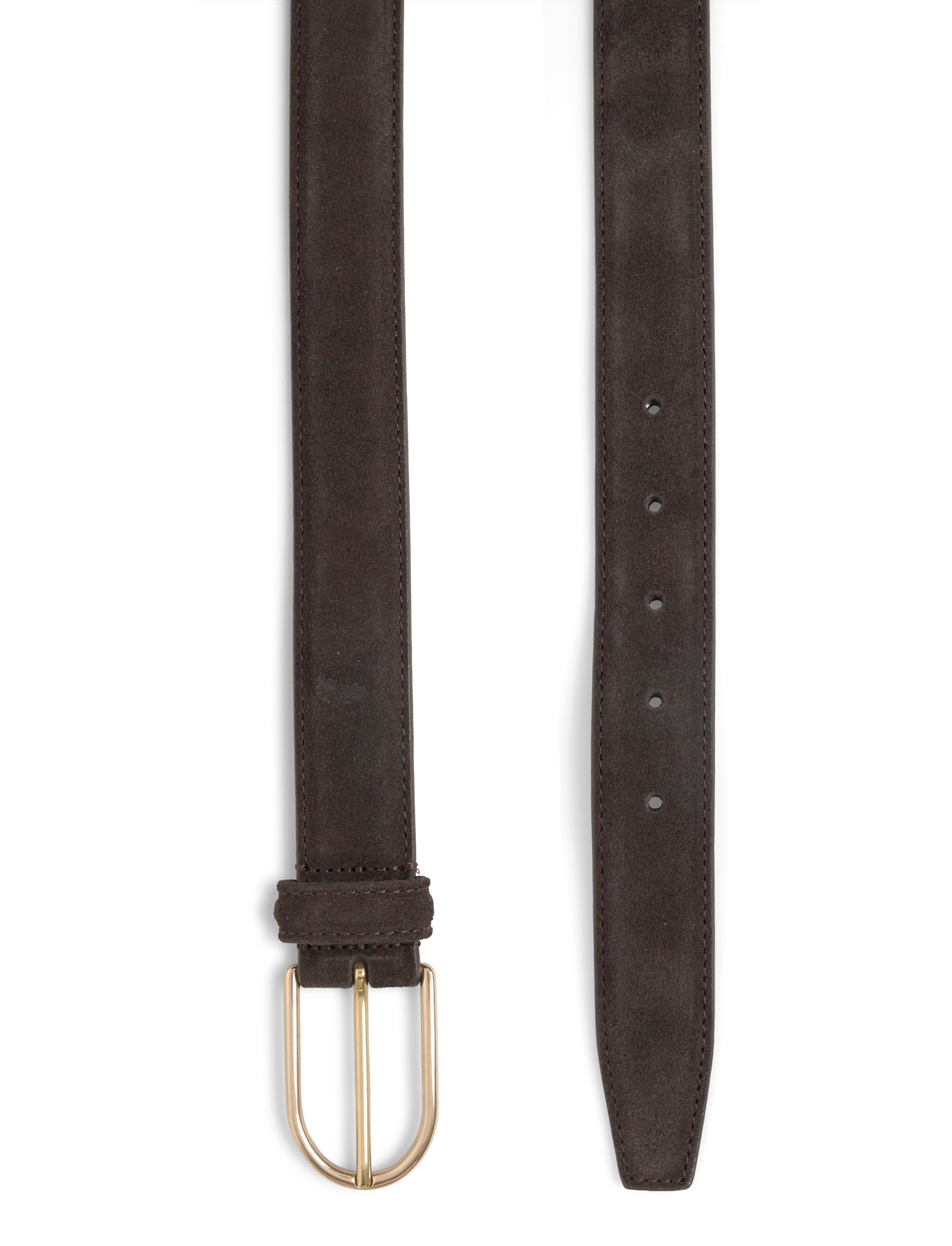 Anderson's - Suede belt Brown  - 3cm - belter - brown - 1