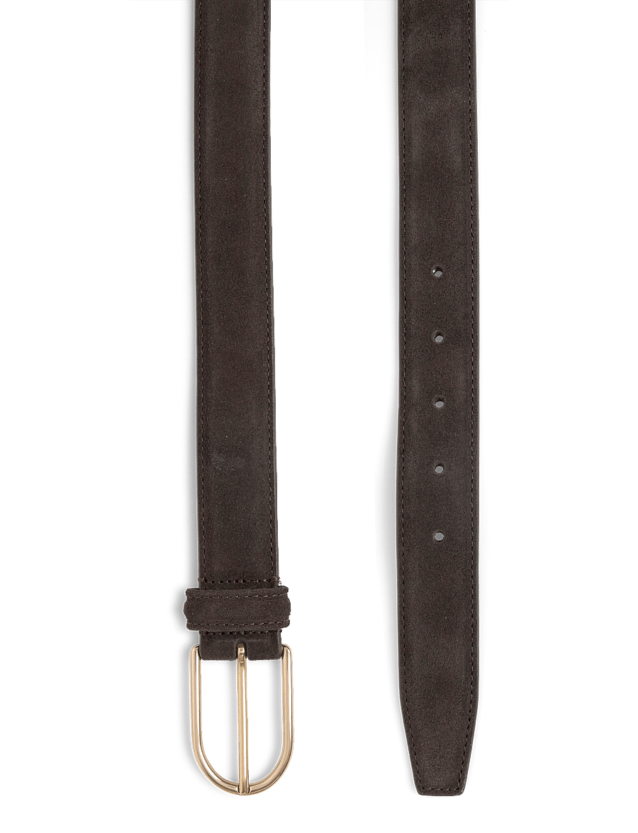 Anderson's - Casual suiting belt Brown - 3,5 - klassiske bælter - brown - 1