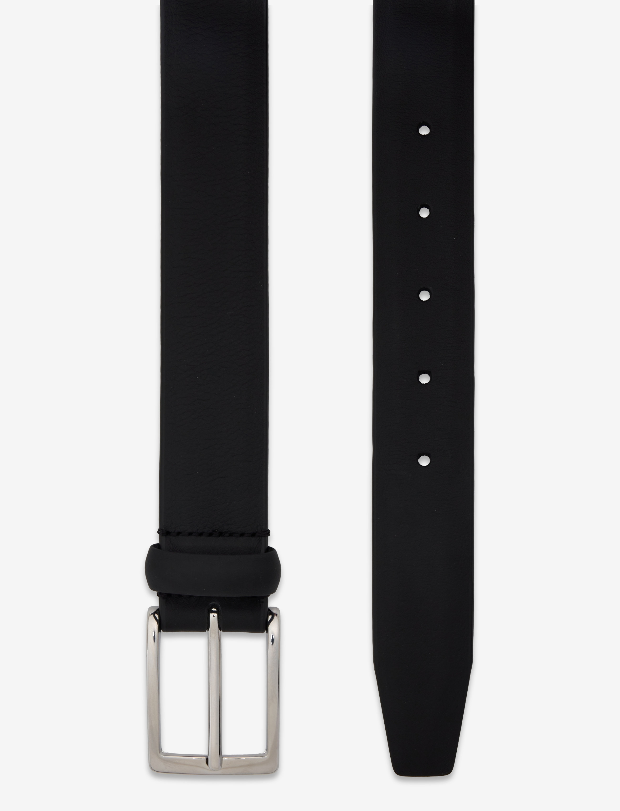 Anderson's - semi formal leather belt - belts - black - 1