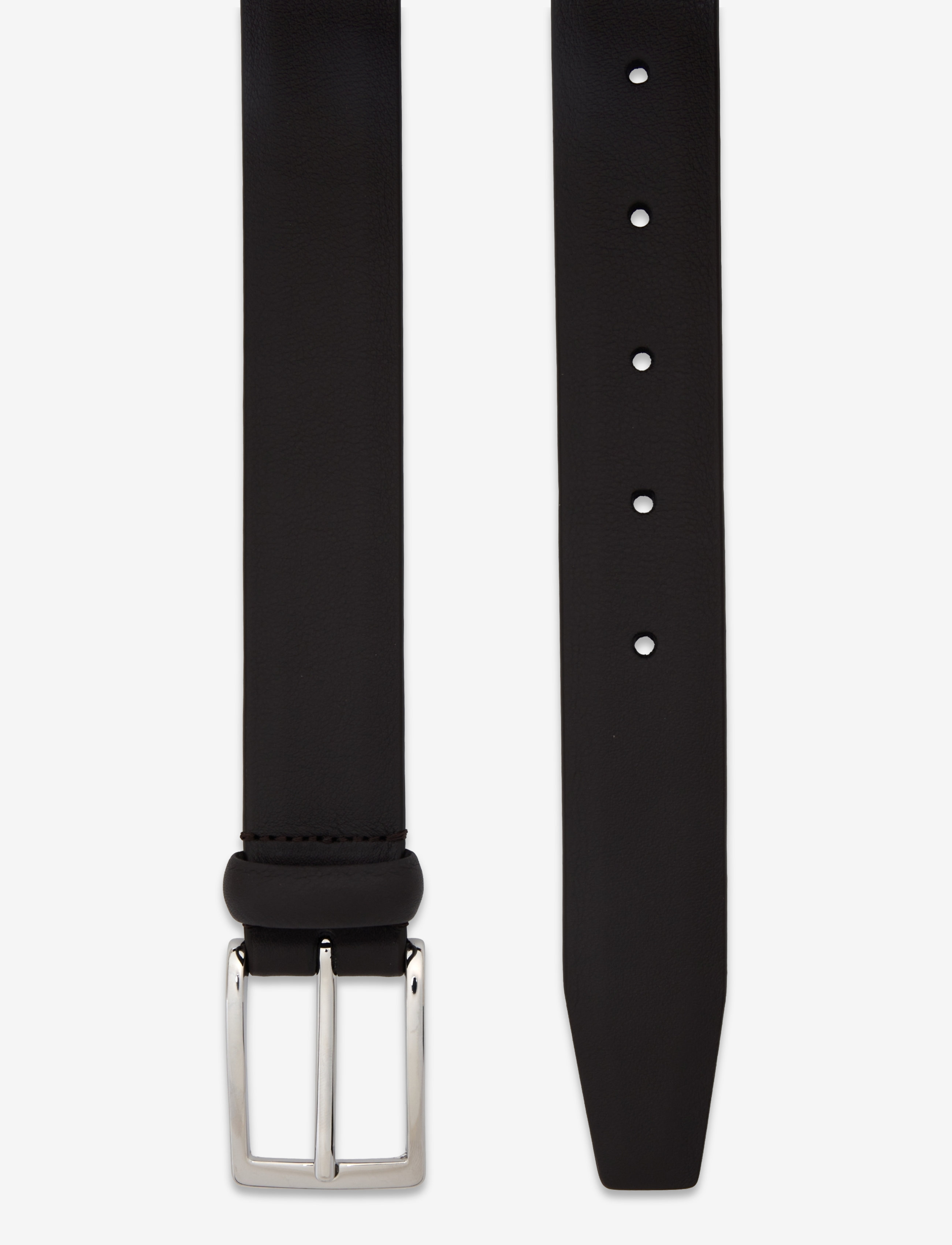 Anderson's - semi formal leather belt - ceintures classiques - brown - 1