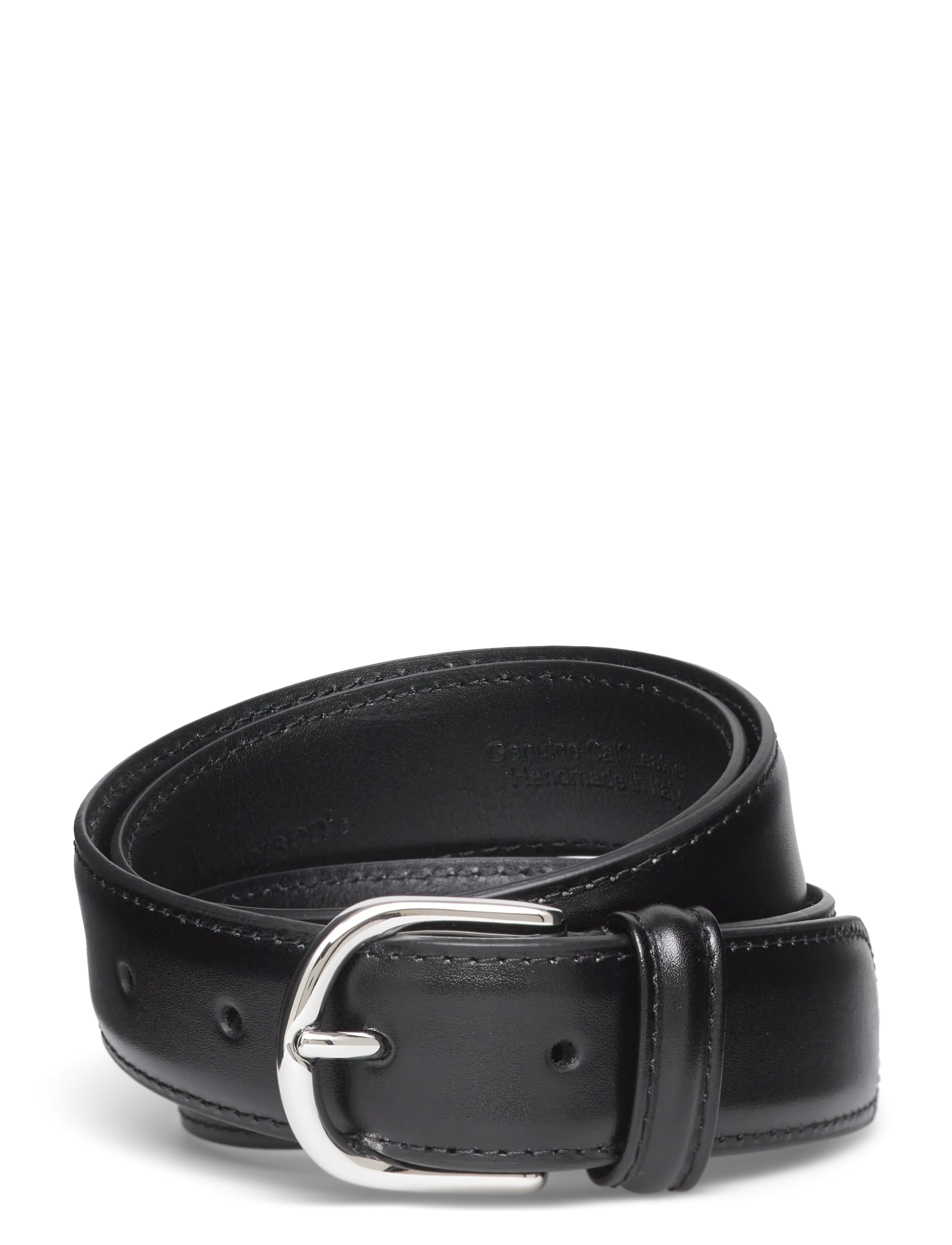 Anderson's Suiting belt brown - 3 cm - Accessoarer - BLACK / black