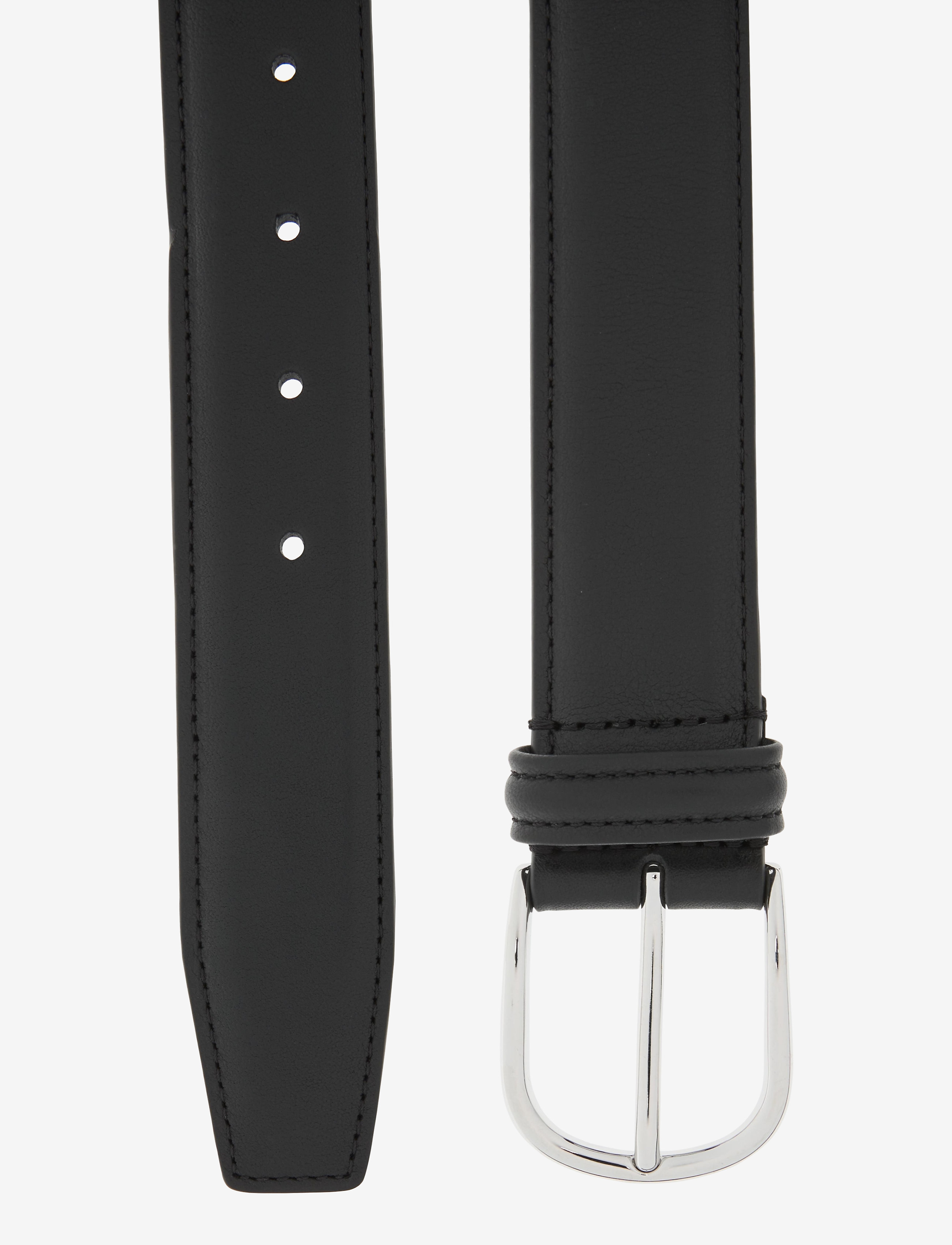 Anderson's - Classic Tan Stitched Belt - classic belts - black - 1