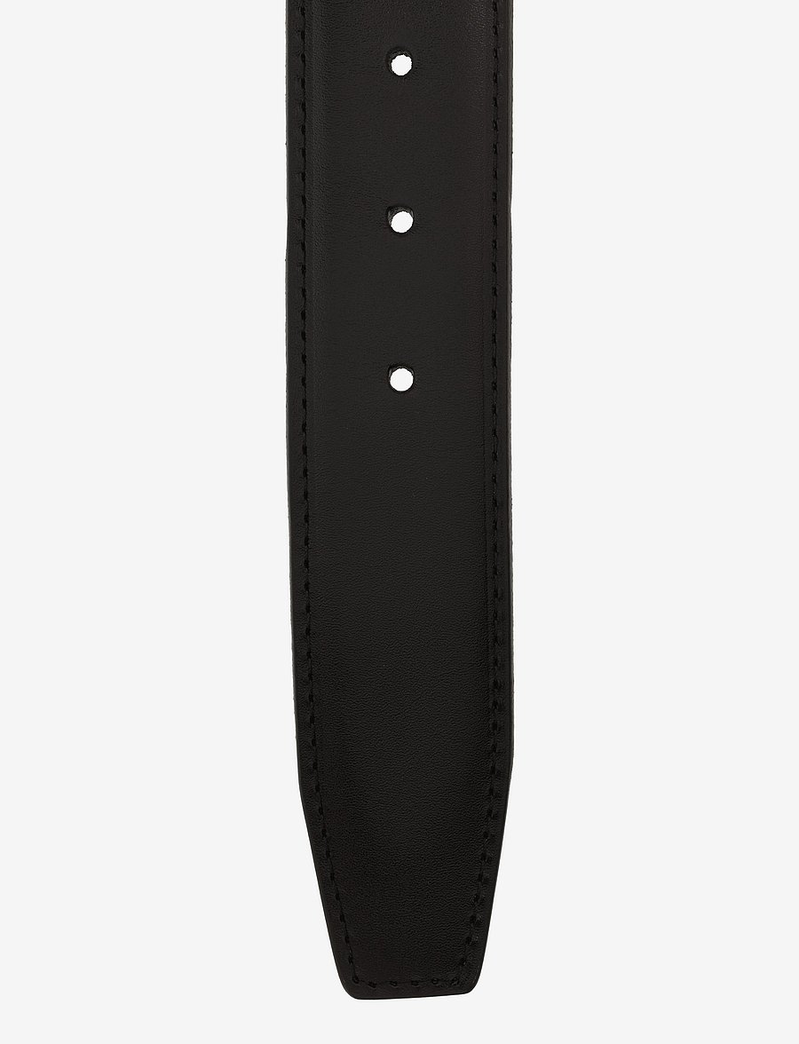 Anderson's - Classic Tan Stitched Belt - paski klasyczne - black - 2