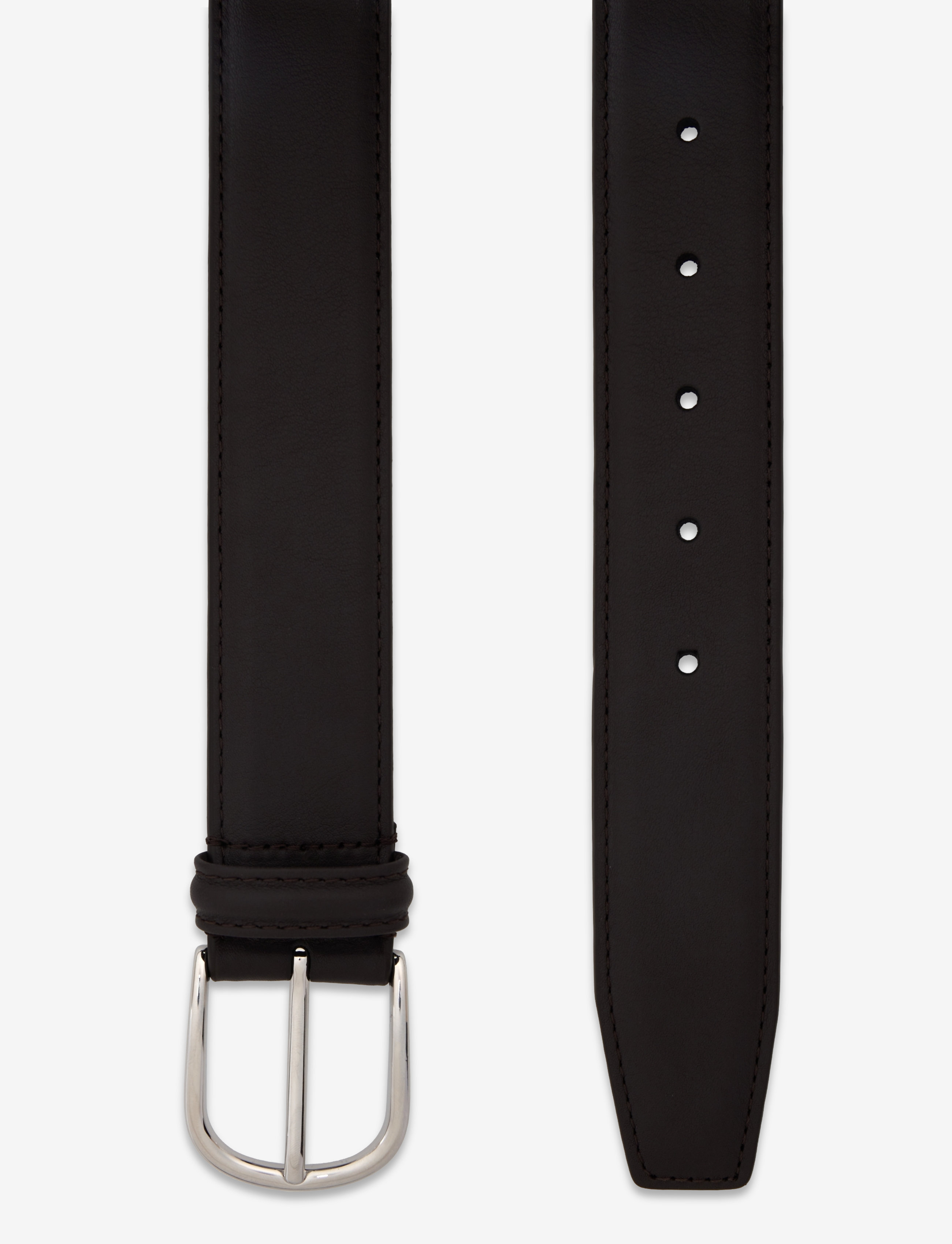 Anderson's - Classic suiting belt 3,5 - klassiske bælter - brown - 1