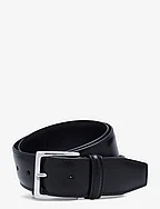 Classic Tan Stitched Belt - BLACK