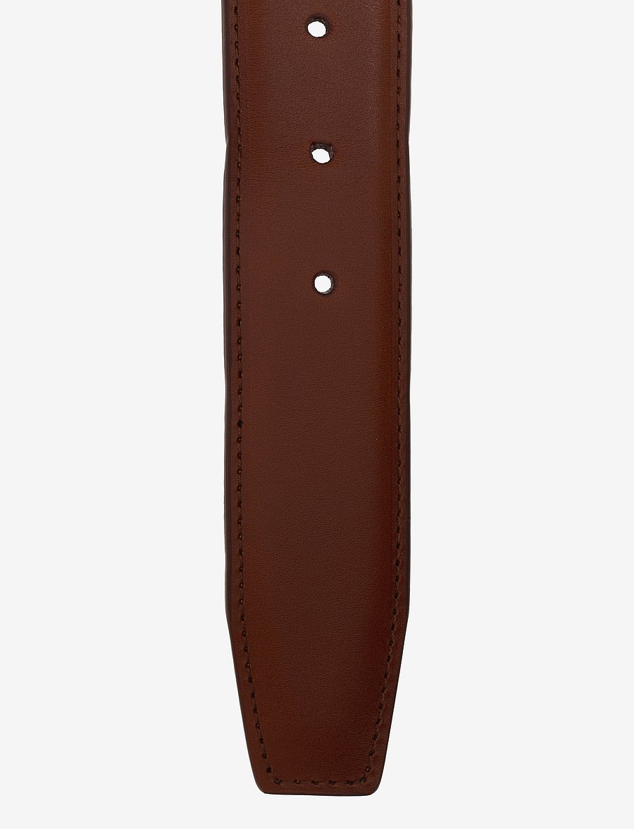 Anderson's - Classic Tan Stitched Belt - klassiske bælter - tan - 2