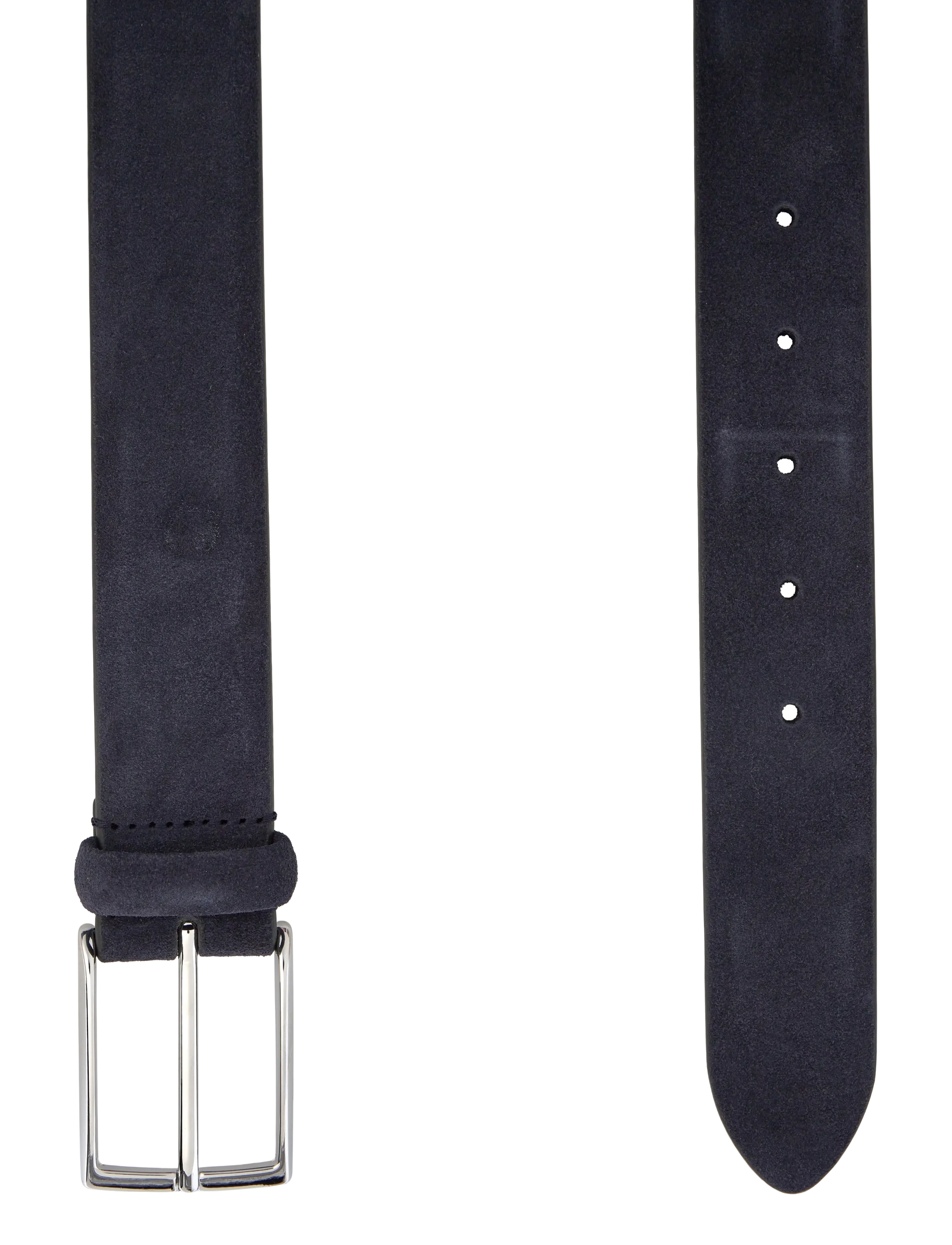 Anderson's - Classic Suede belt Mid brown 3,5 - birthday gifts - navy - 1