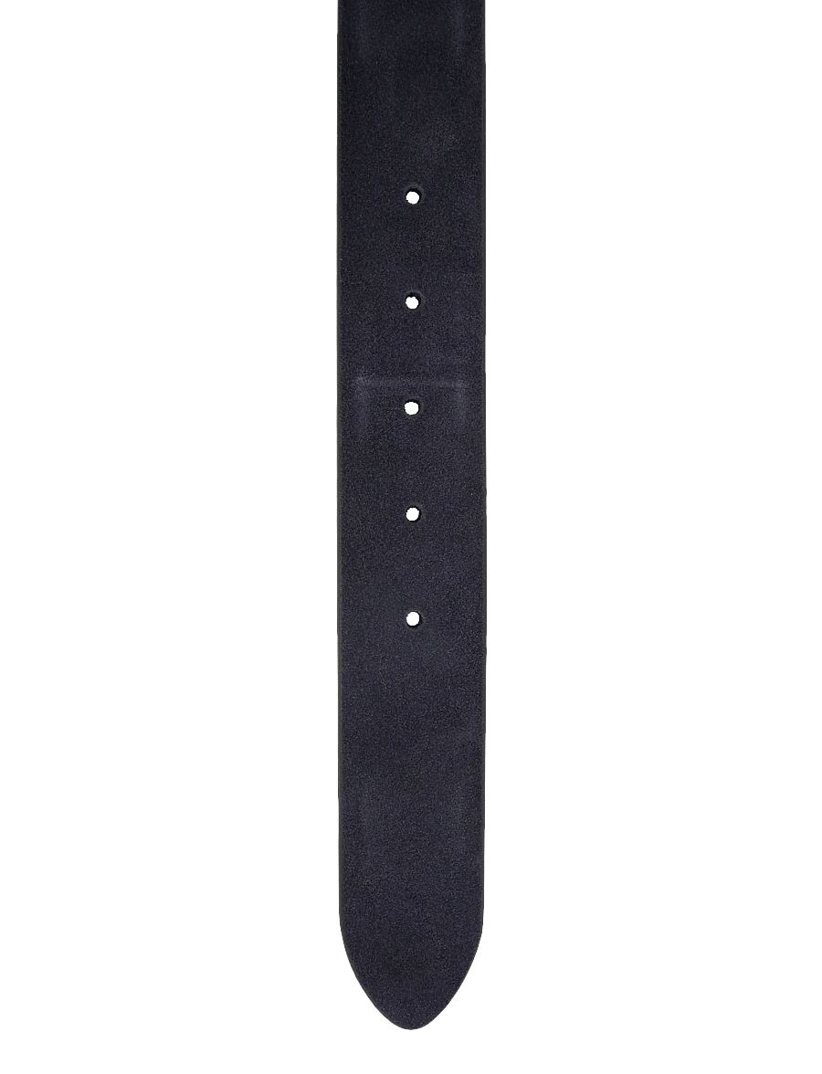 Anderson's - Classic Suede belt Mid brown 3,5 - klassiske bælter - navy - 2