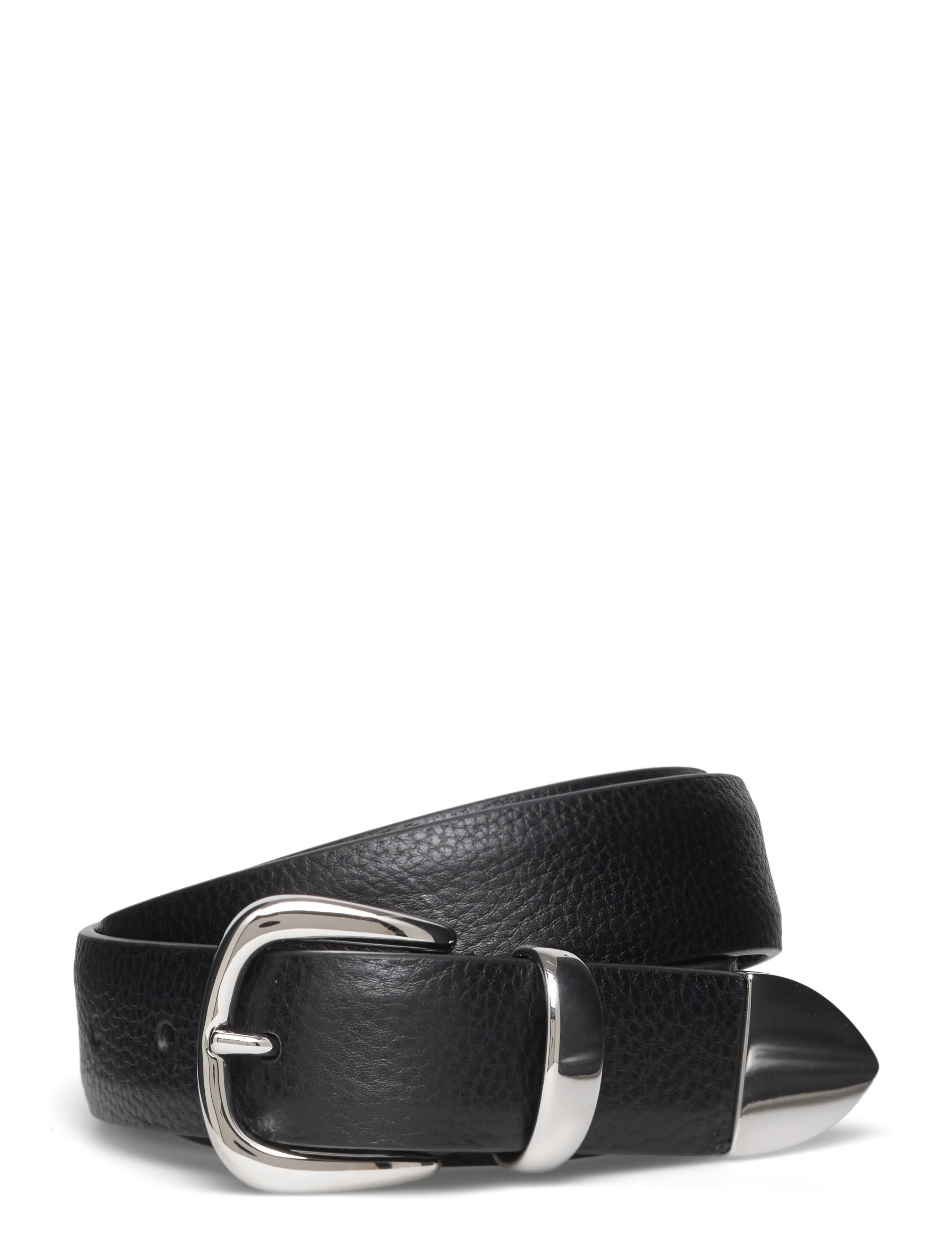 Leather belt brown - 3 cm - N1