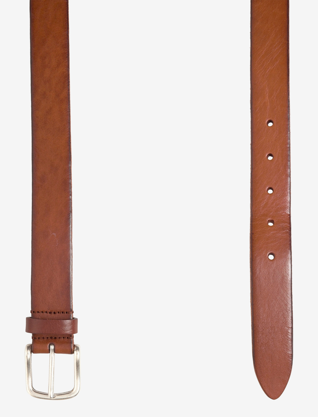 Anderson's - Denim Leather belt Cognac - 3 cm - skärp - c1 - 1