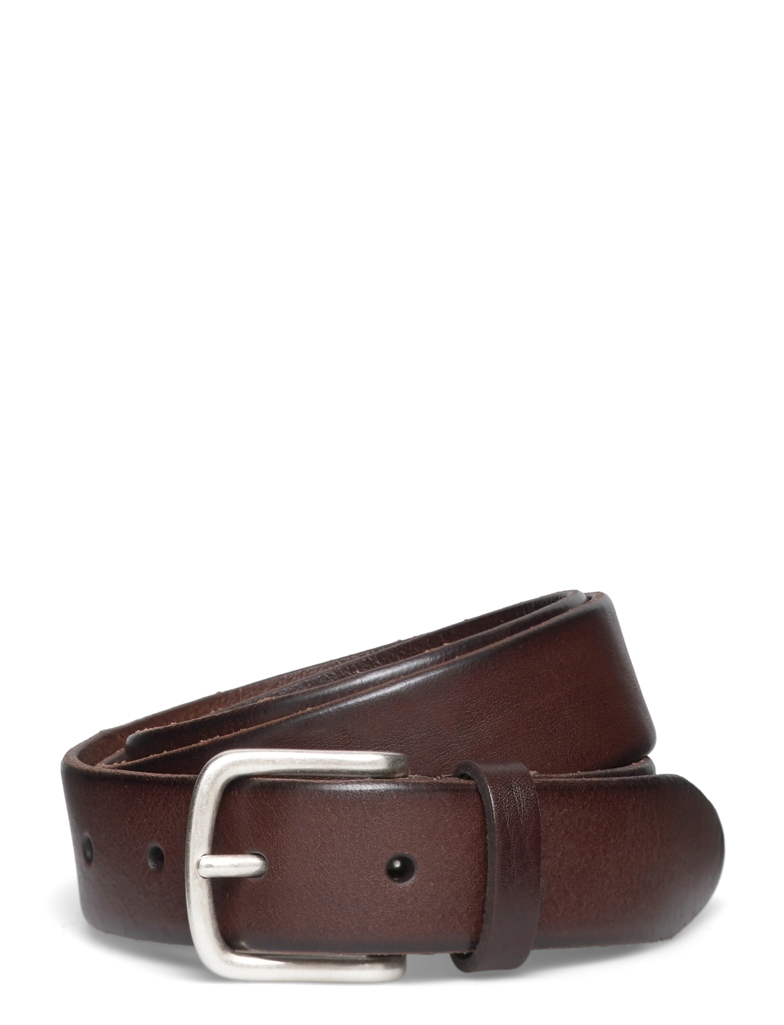 Denim Leather belt Cognac - 3 cm - M1