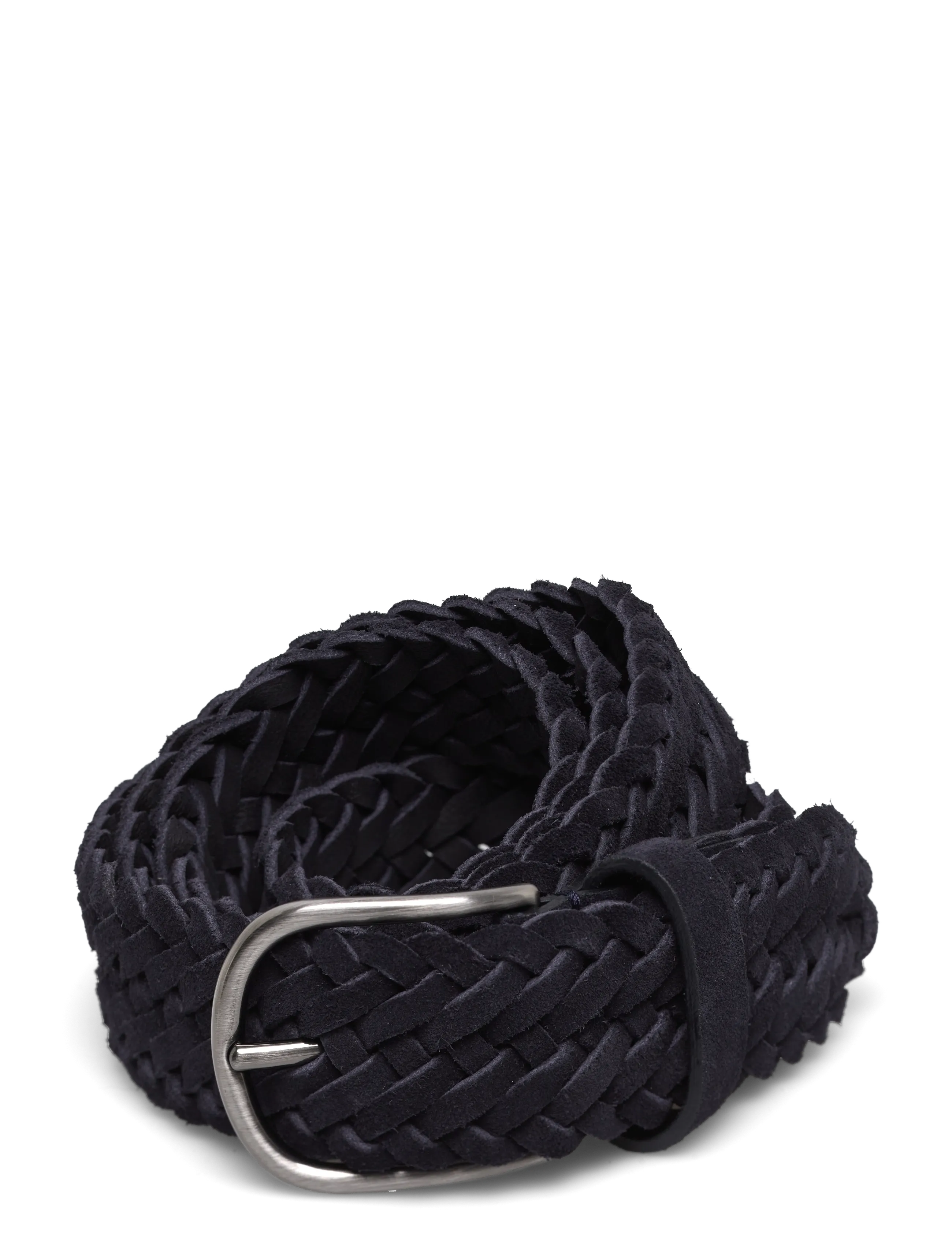 ANDERSON'S Wildleder Woven Gürtel Dunkelbraun - 3,5 Navy - 95 - Herren