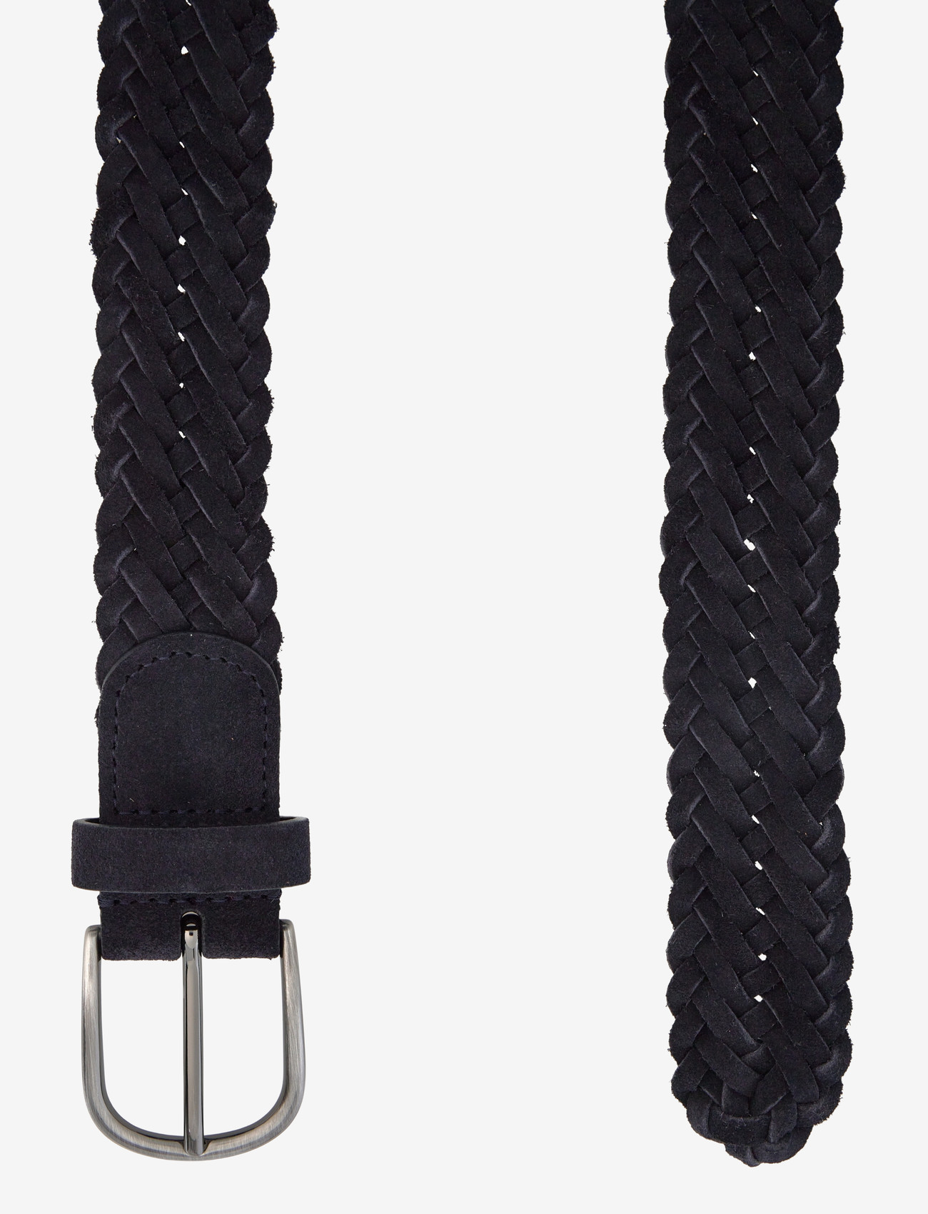 Anderson's - Suede woven belt Light tan  - 3,5 - skärp - blue - 1