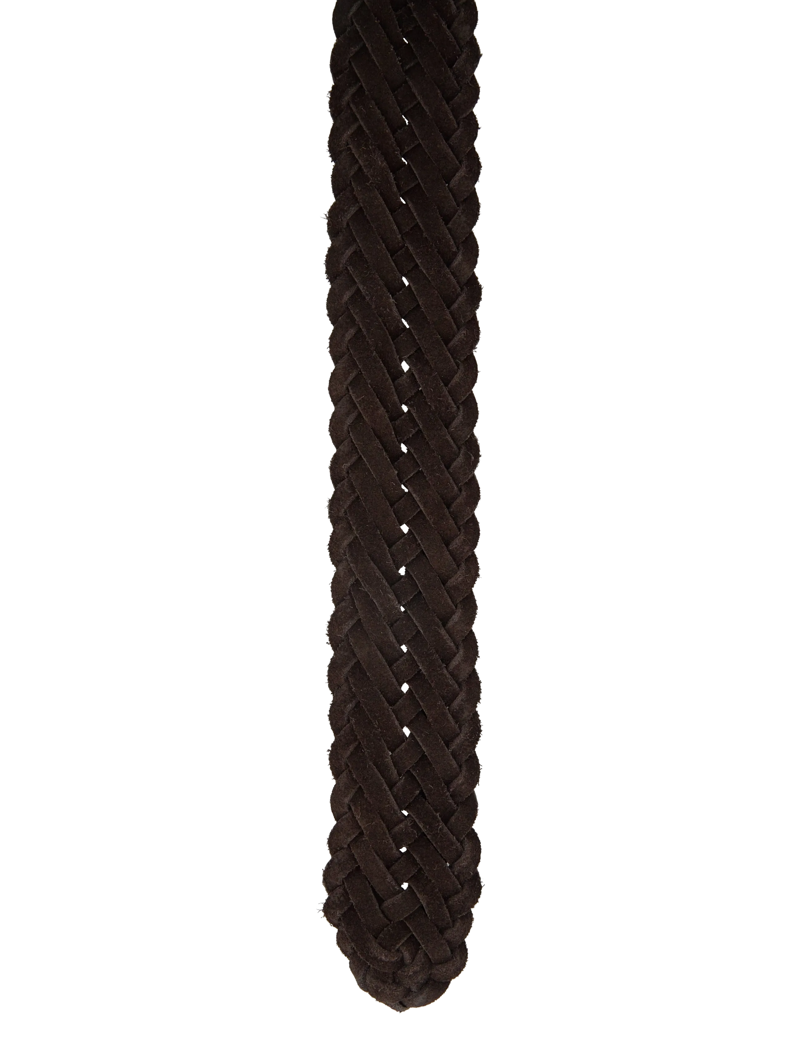 Anderson's - Suede woven belt Dark brown - 3,5 - punutud vööd - dark brown - 2