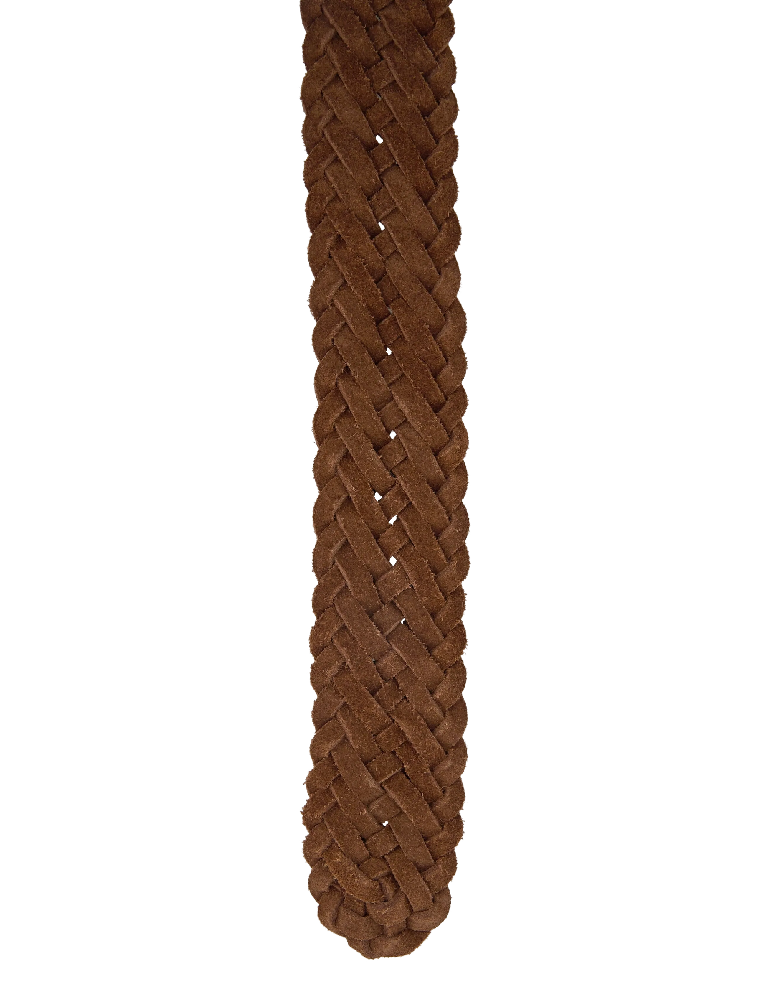 Anderson's - Suede woven belt Dark brown - 3,5 - braided belts - tan - 2