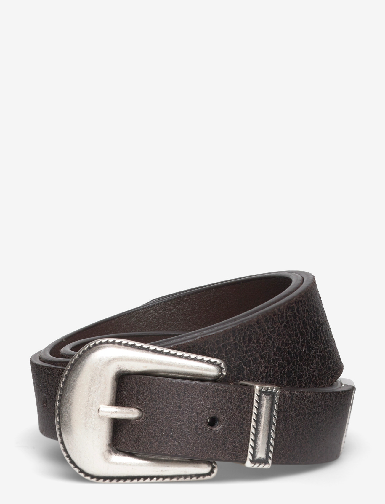 Anderson's - Western Belt - Suede Brown - 3,5-2,5 cm - skärp - brown - 0