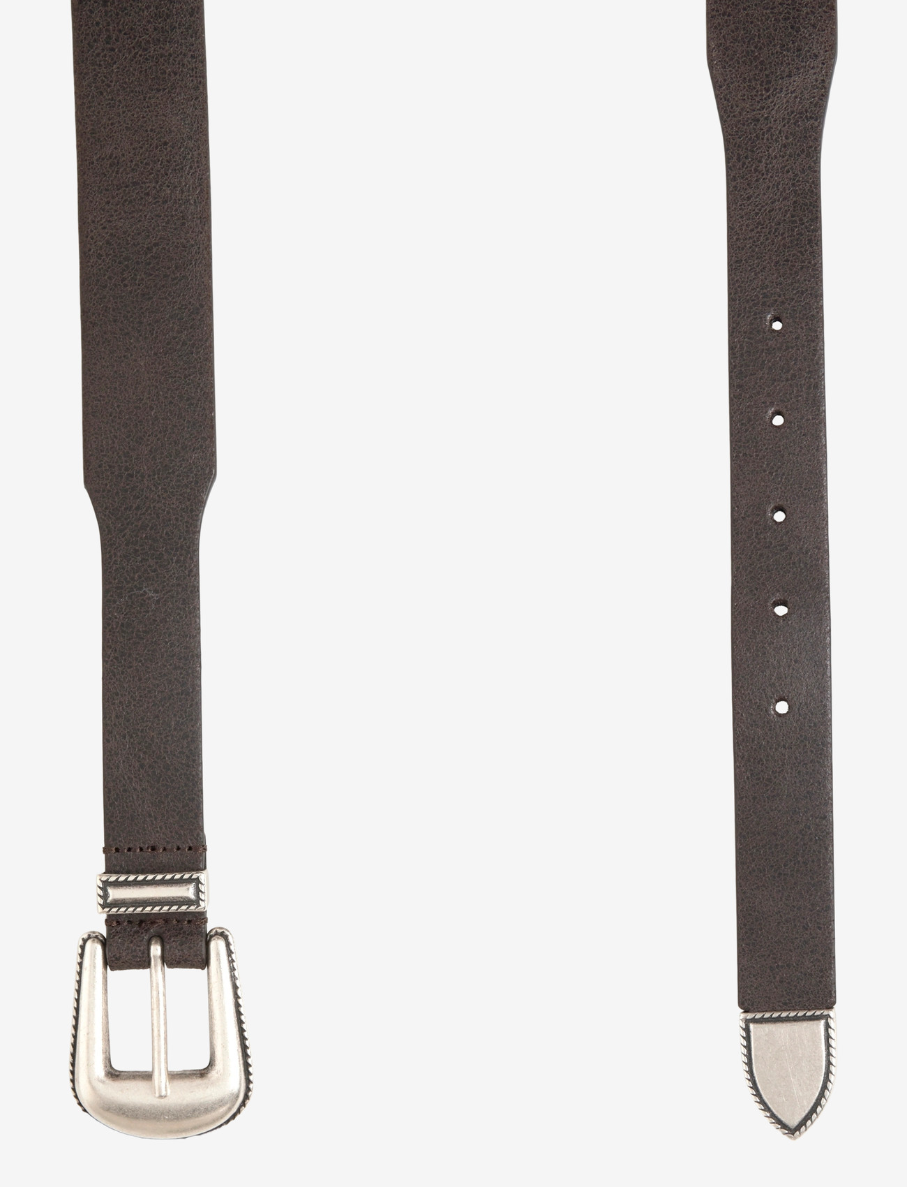 Anderson's - Western Belt - Suede Brown - 3,5-2,5 cm - skärp - brown - 1