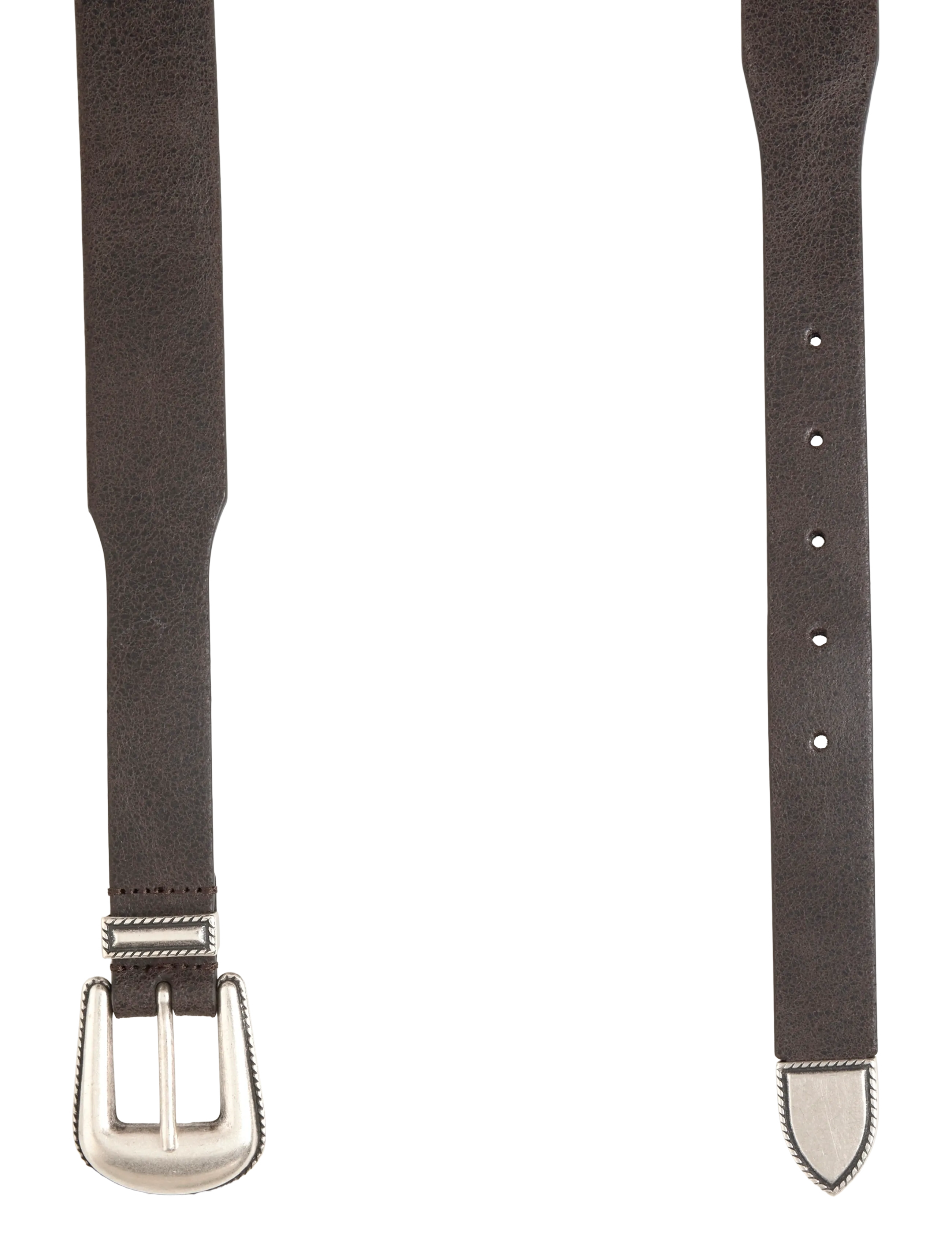 Anderson's - Western Belt - Suede Brown - 3,5-2,5 cm - klassikalised vööd - brown - 1