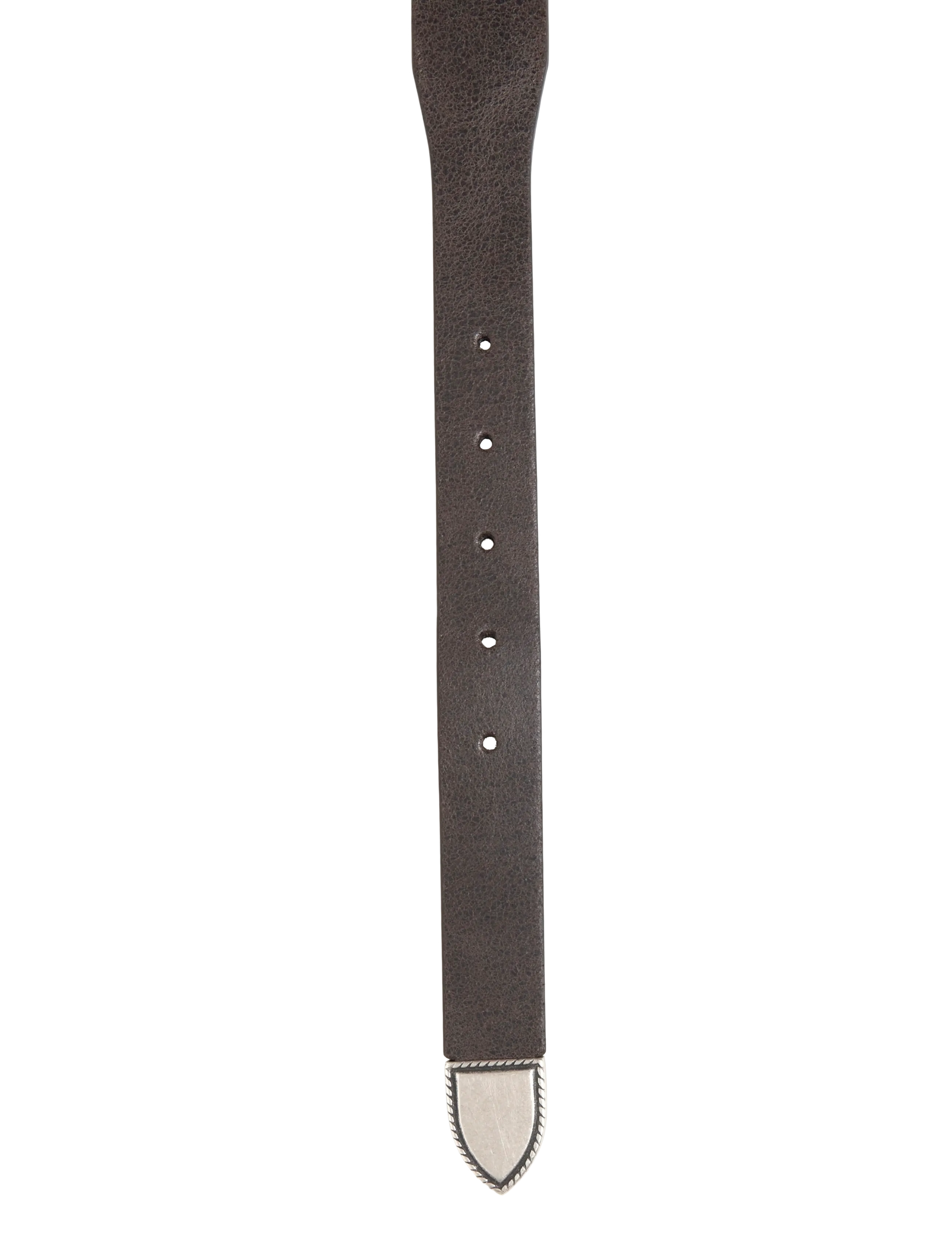 Anderson's - Western Belt - Suede Brown - 3,5-2,5 cm - klassisch gürtel - brown - 2