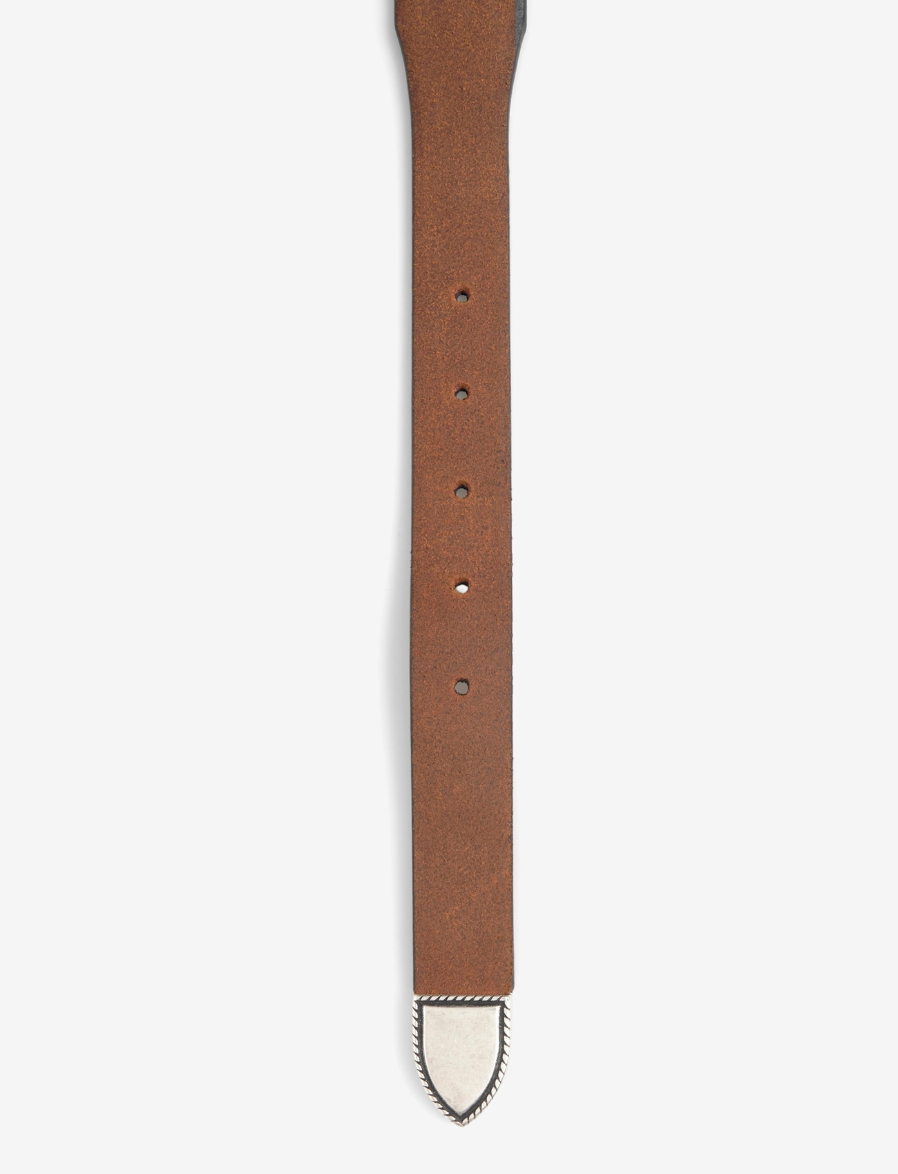 Anderson's - Western Belt - Suede Brown - 3,5-2,5 cm - skärp - cognac - 2