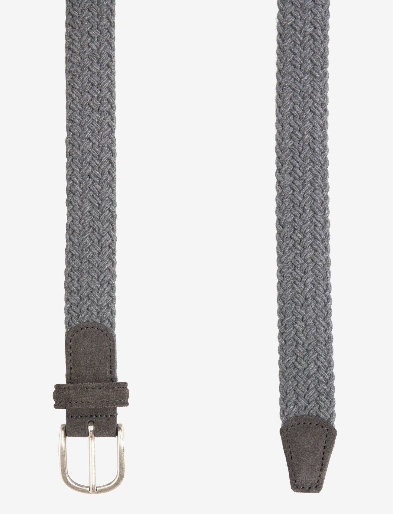 Anderson's - Elastic Woven belt Grey - 3 cm - geflochten gürtel - grey - 1