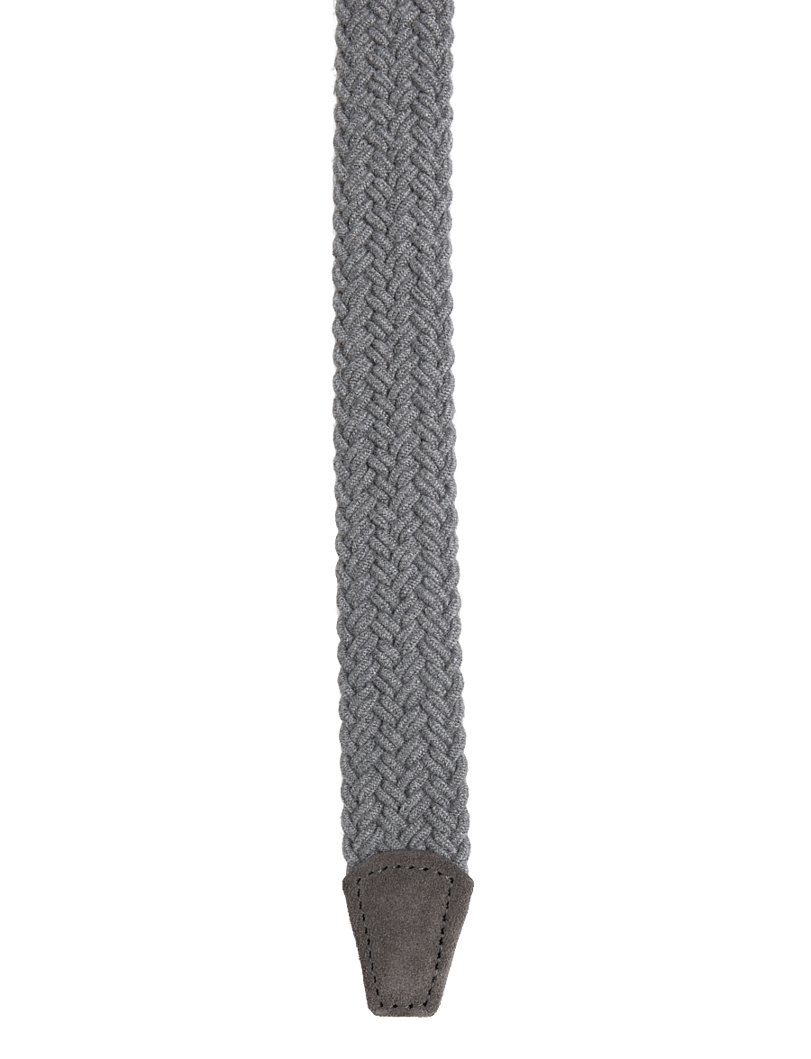 Anderson's - Elastic Woven belt Grey - 3 cm - ceintures tressées - grey - 2
