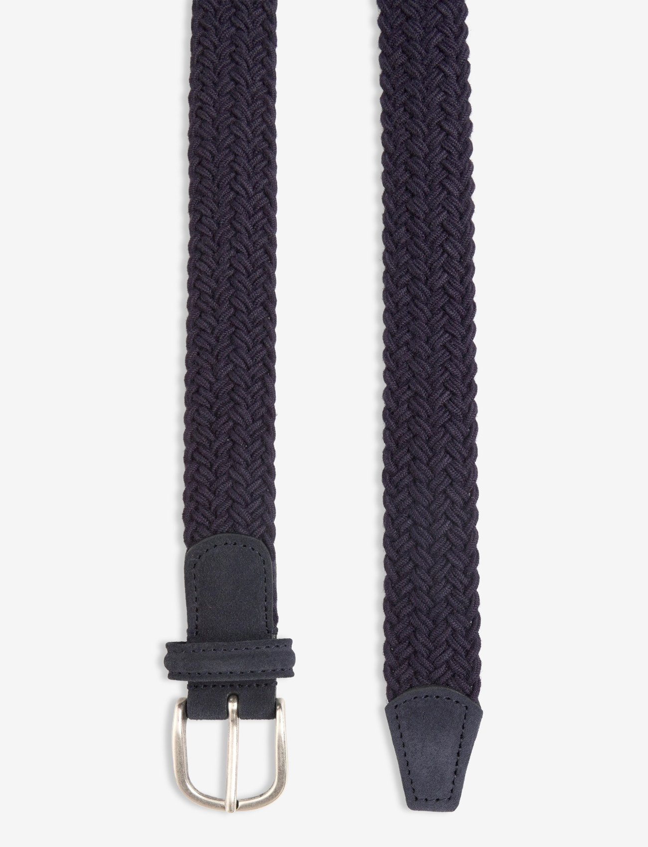 Anderson's - Elastic Woven belt  Multi colour - 3 cm - braided belts - navy - 1