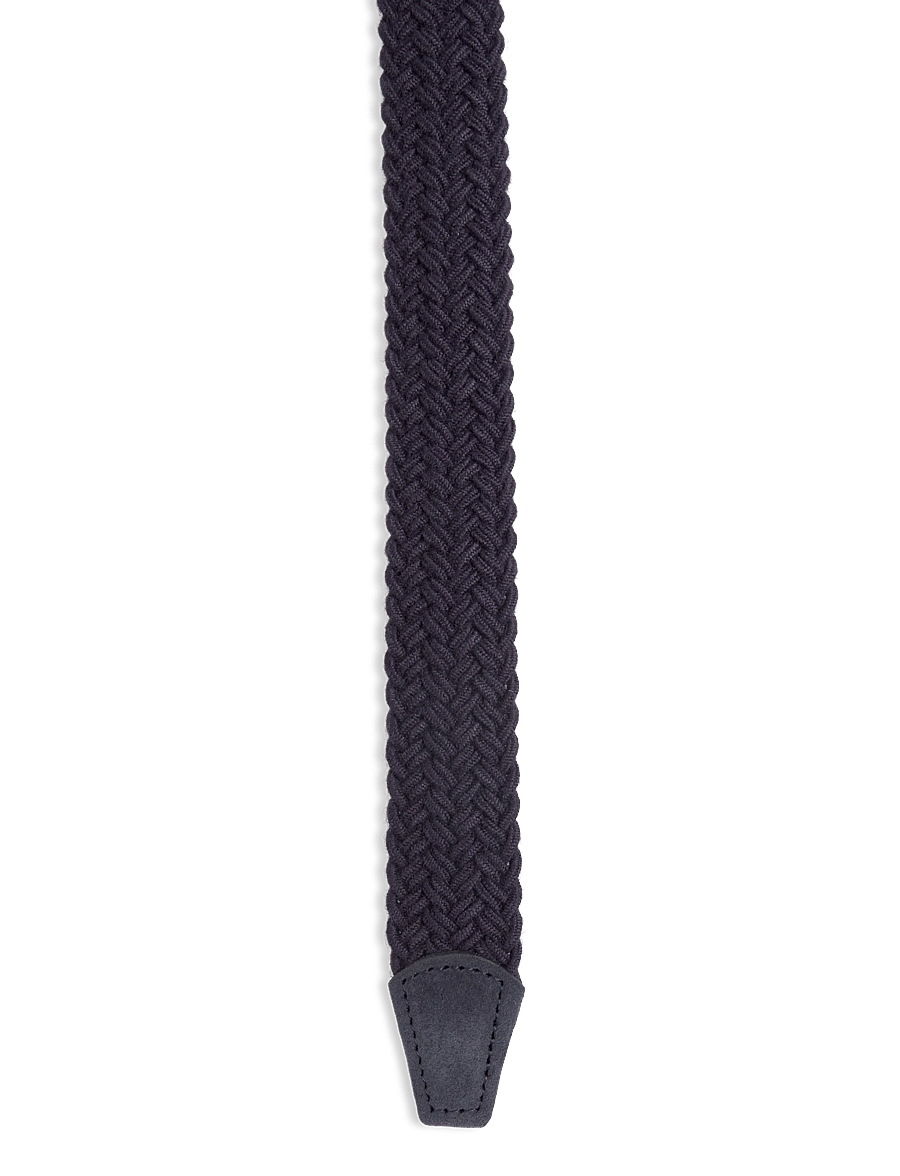 Anderson's - Elastic Woven belt Grey - 3 cm - punutud vööd - navy - 2