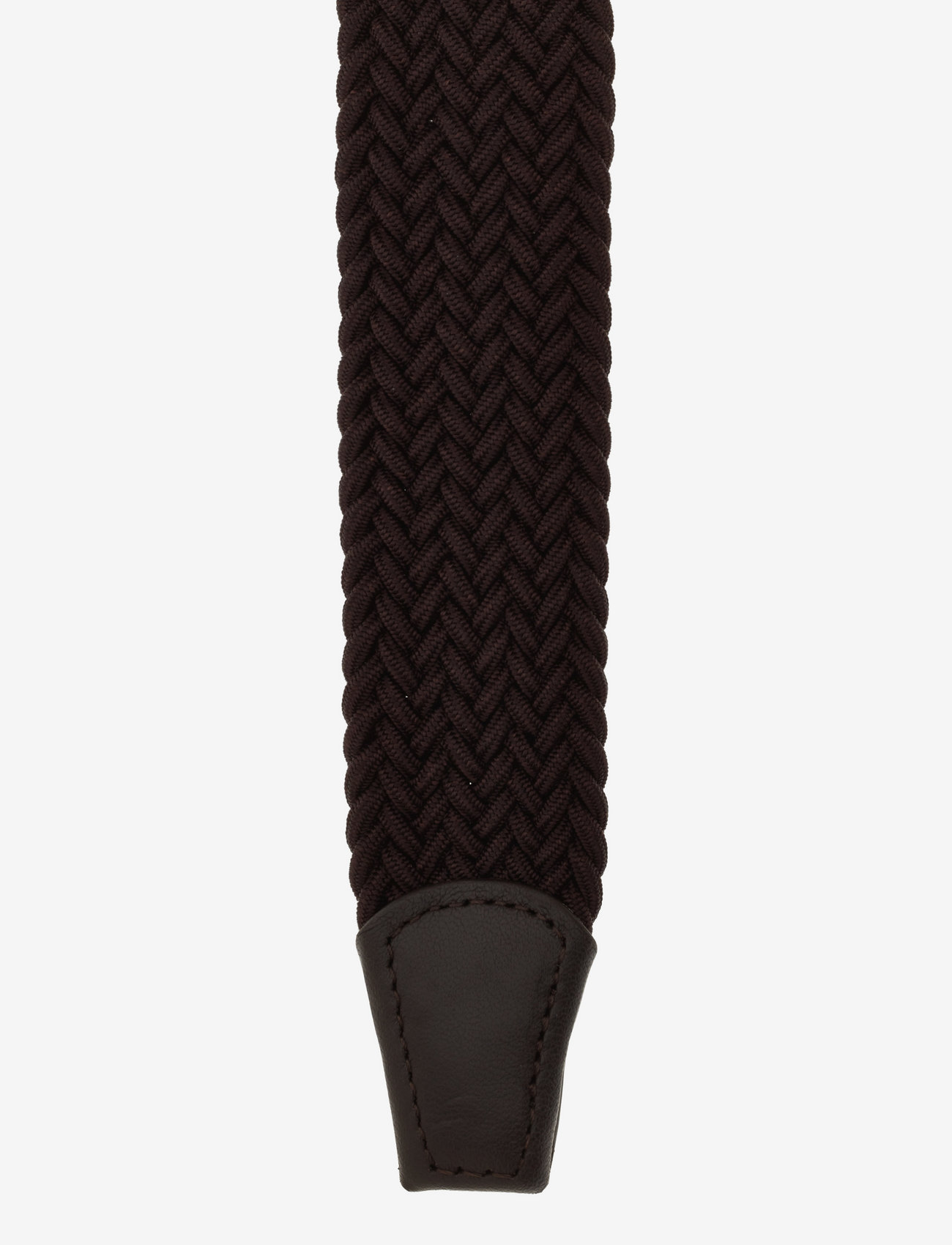 Anderson's - Elastic woven belt Black - 3,5 - geflochten gürtel - dark brown - 2