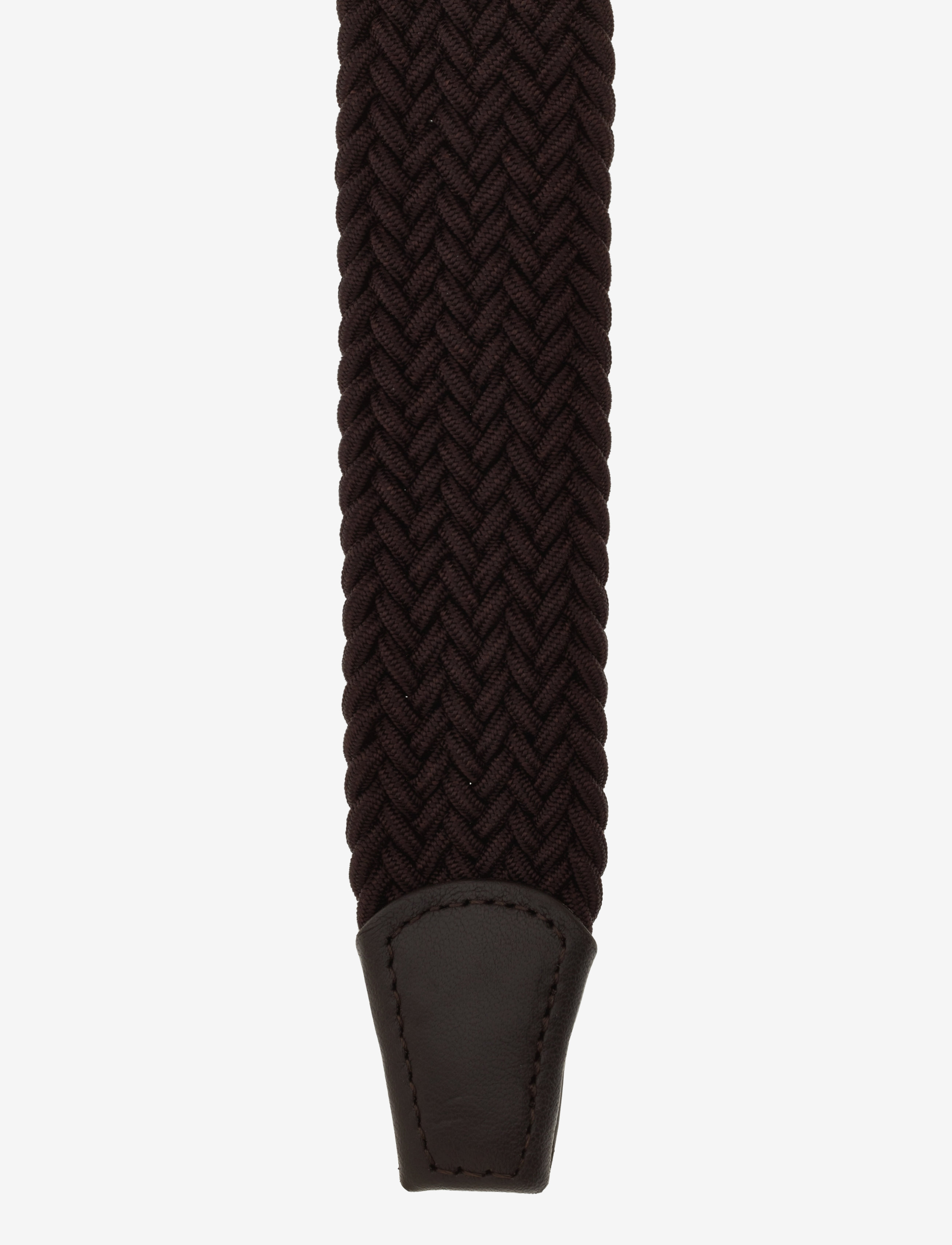 Anderson's - Elastic woven belt - Multi colour Dark brown - 3,5 - geflochten gürtel - dark brown - 2