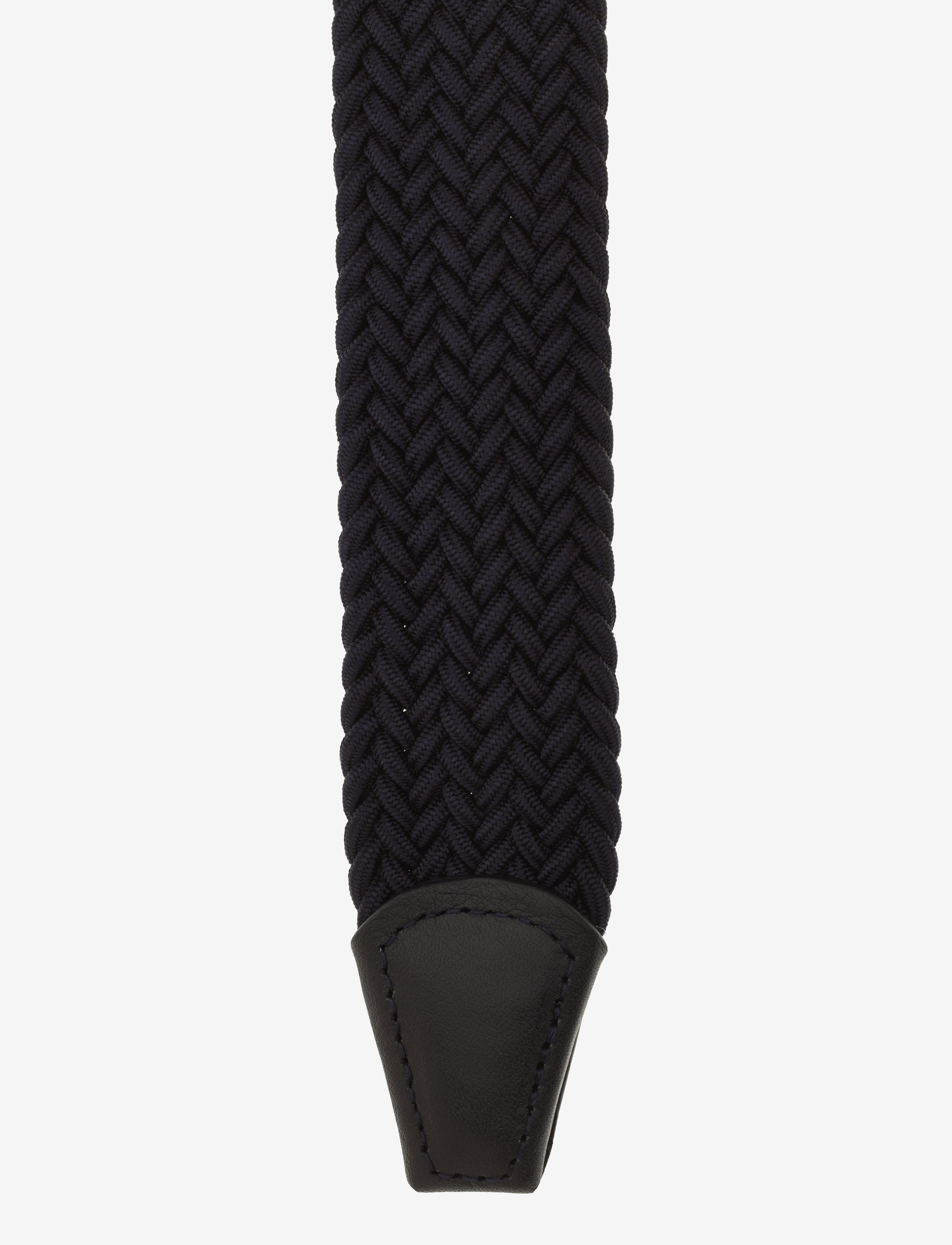 Anderson's - Elastic woven belt - Multi colour Navy 3,5 - pītas jostas - navy - 2
