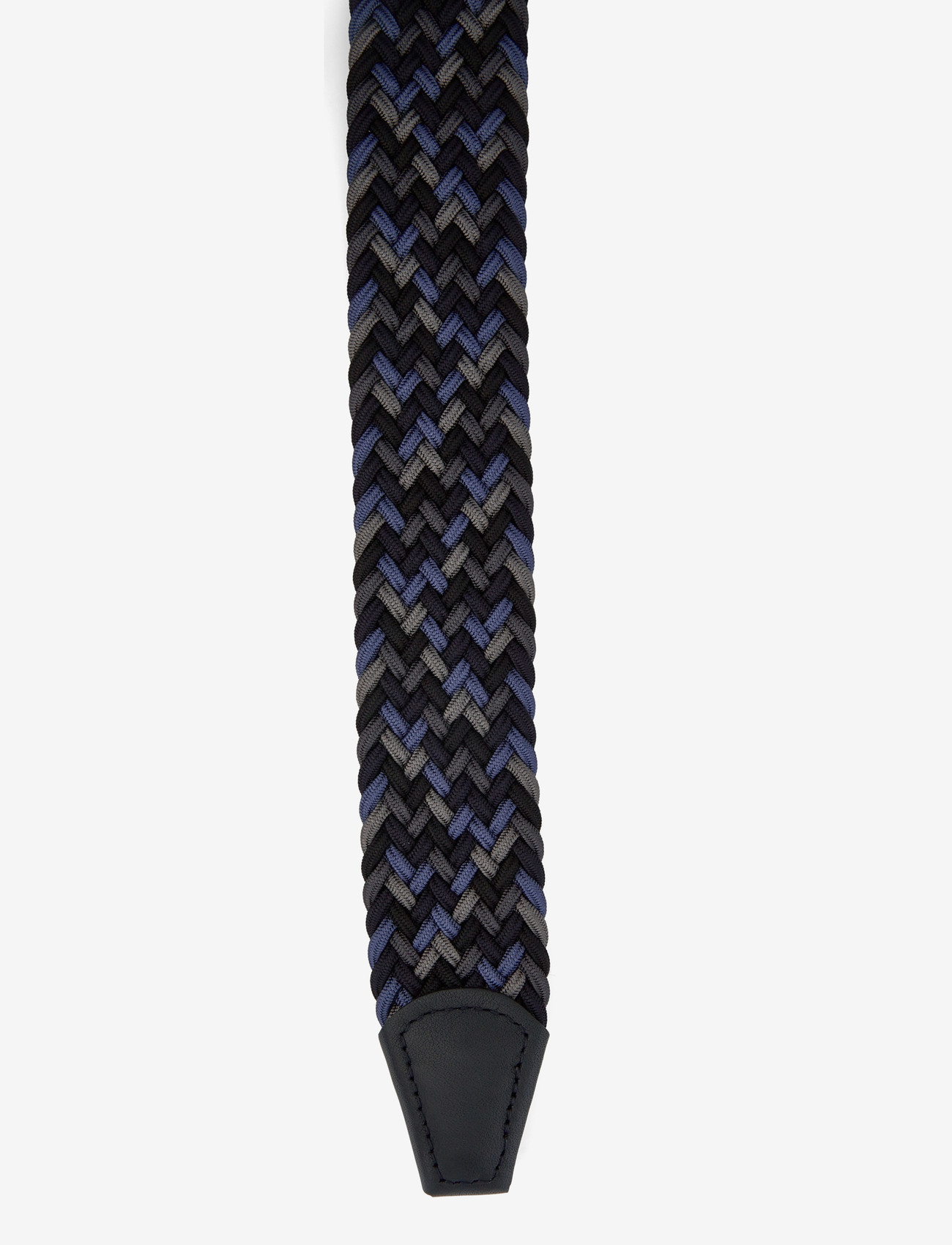 Anderson's - elastic woven viscose belt - skärp - navy - 2