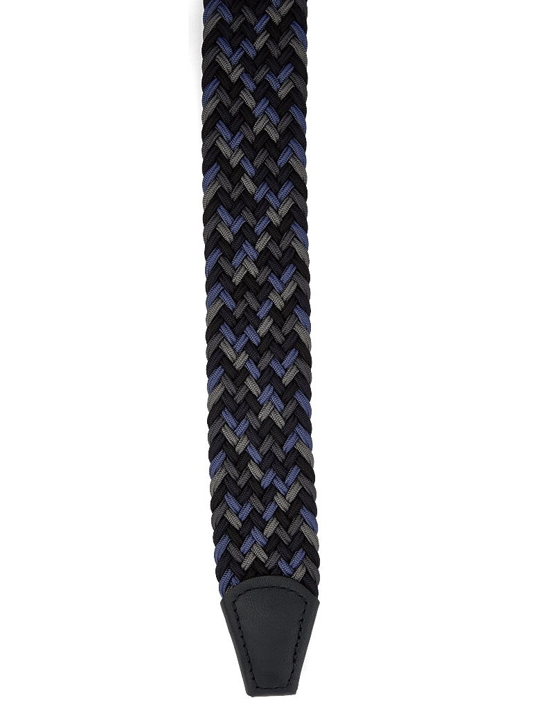 Anderson's - elastic woven viscose belt - skärp - navy - 2