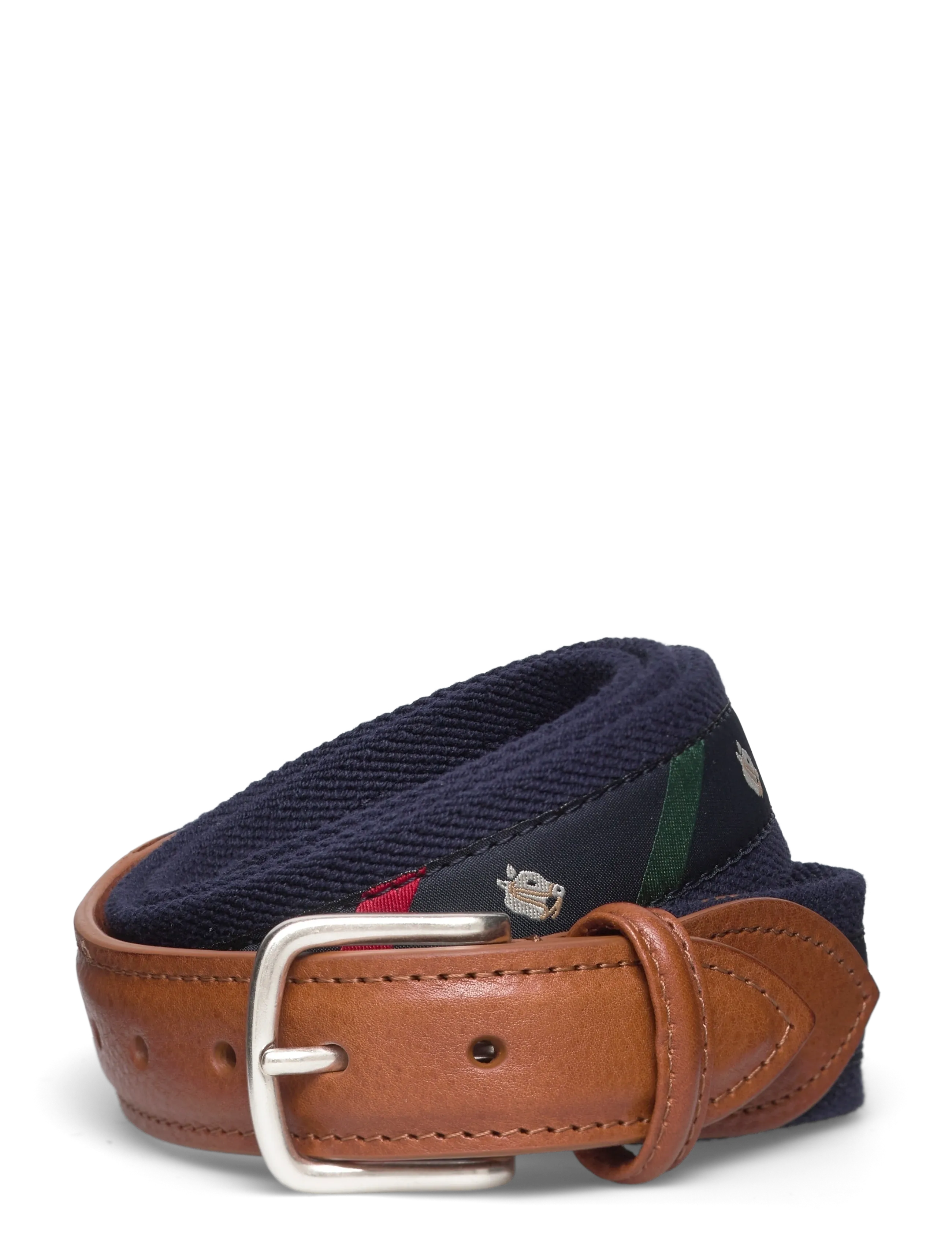 Anderson's Ivy belt - 3,5-3 cm - Accessoires - MULTI COLOUR / navy