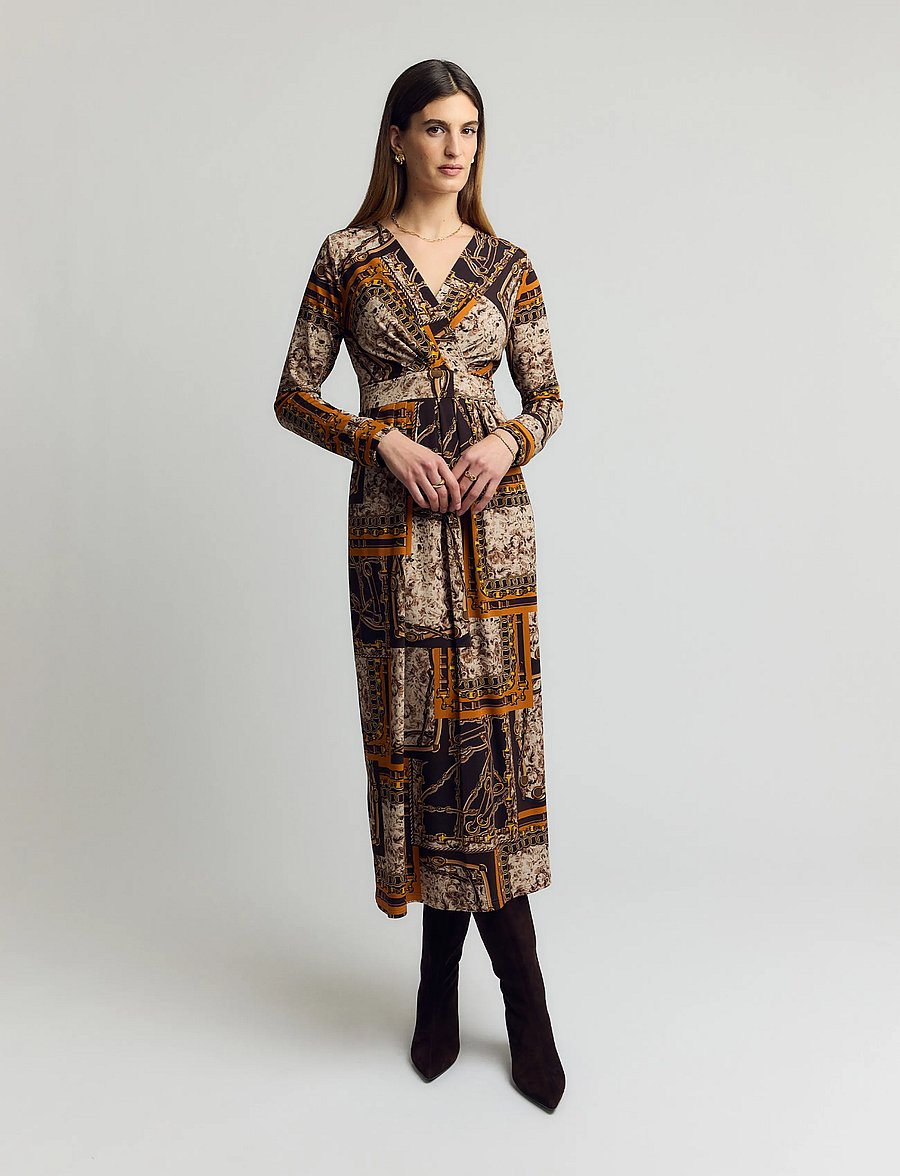 Andiata - Senni dress - wickelkleider - saddlechain - 0