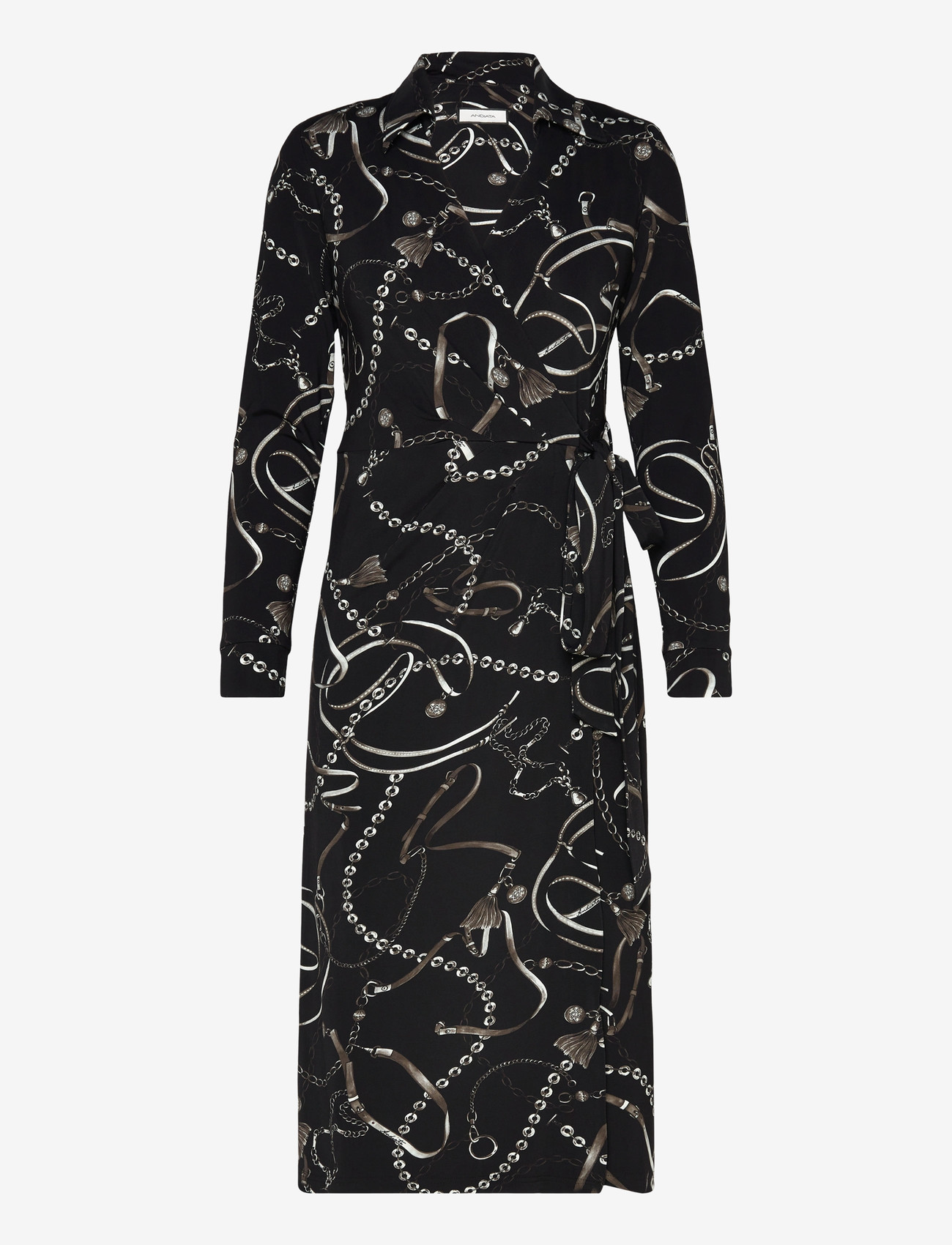 Andiata - Beatriz 2 - omlottklänningar - chain print - 0