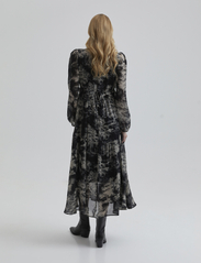 Andiata - Demelza dress - vasarinės suknelės - black flora & fauna - 4