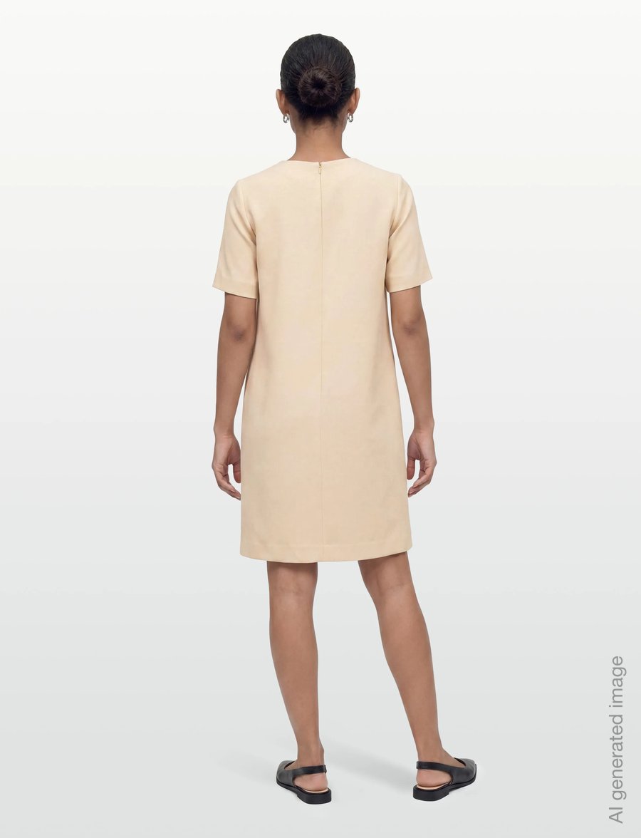 Andiata - Kacey - t-shirt-kleider - latte beige - 4