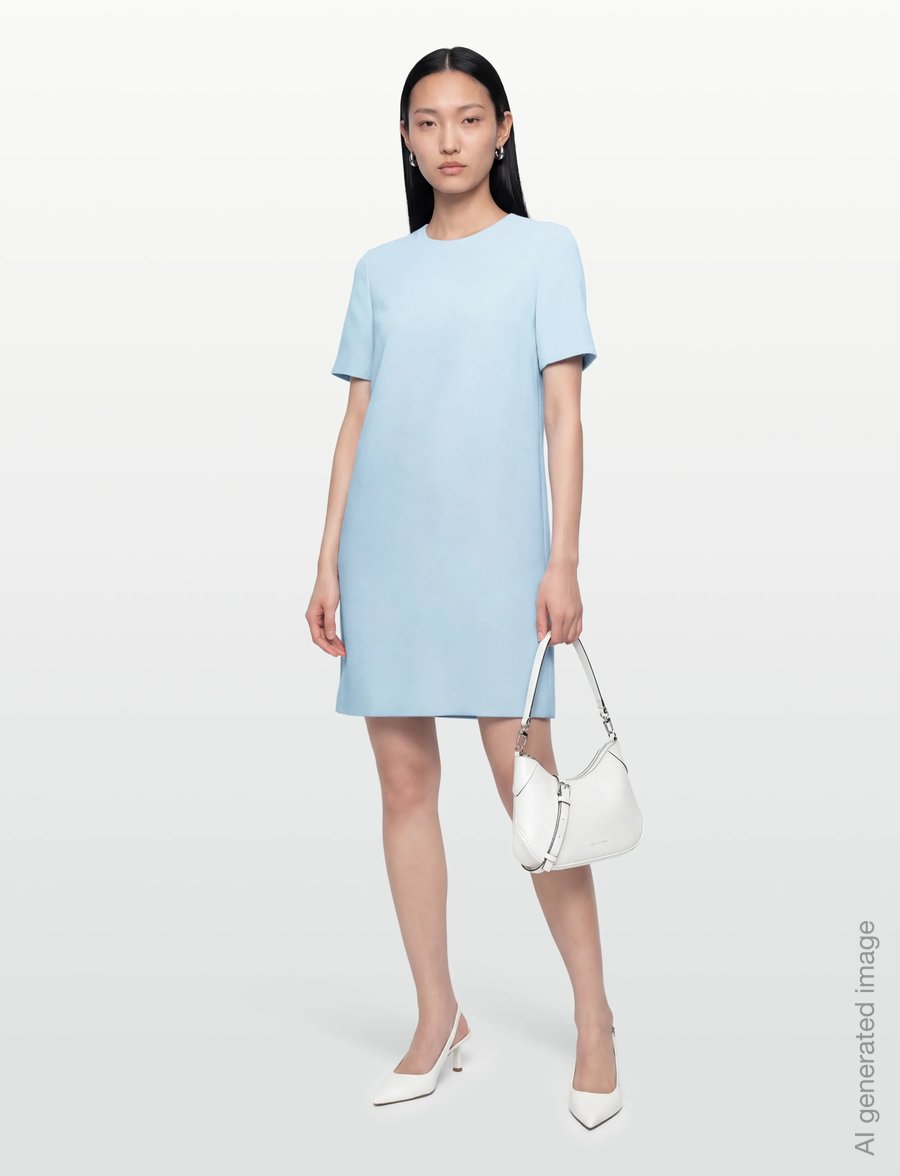 Andiata - Kacey - t-särkkleidid - pastel blue - 0