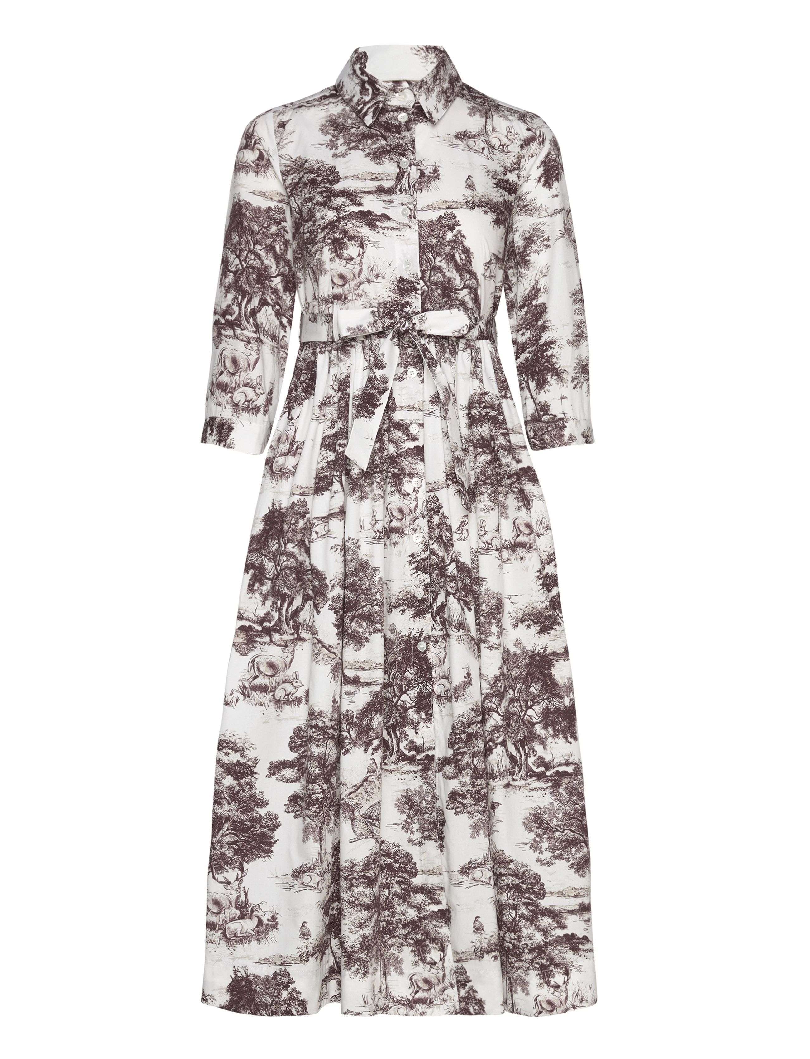 Andiata - Sinne dress - flora & fauna print - 0