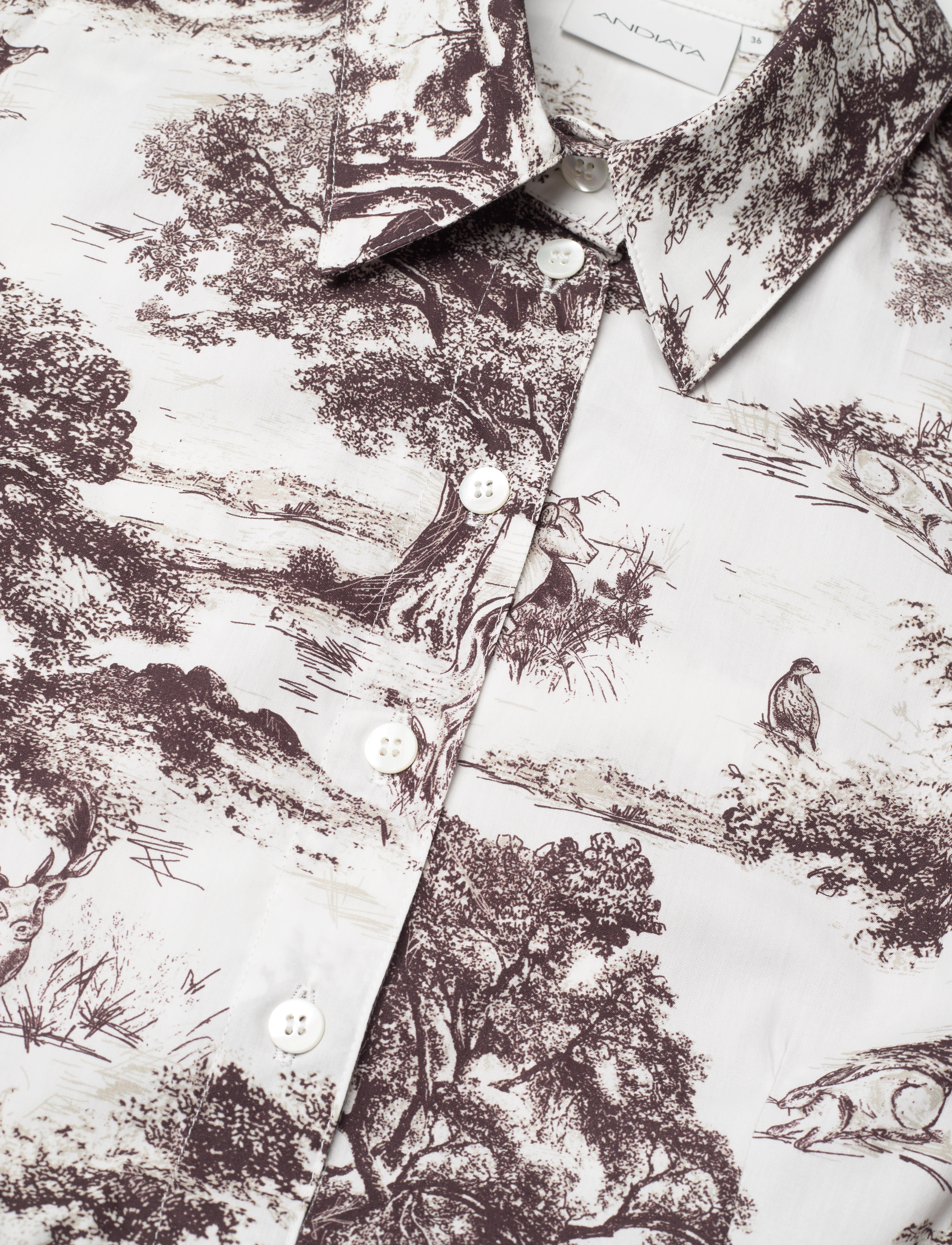 Andiata - Sinne dress - flora & fauna print - 4