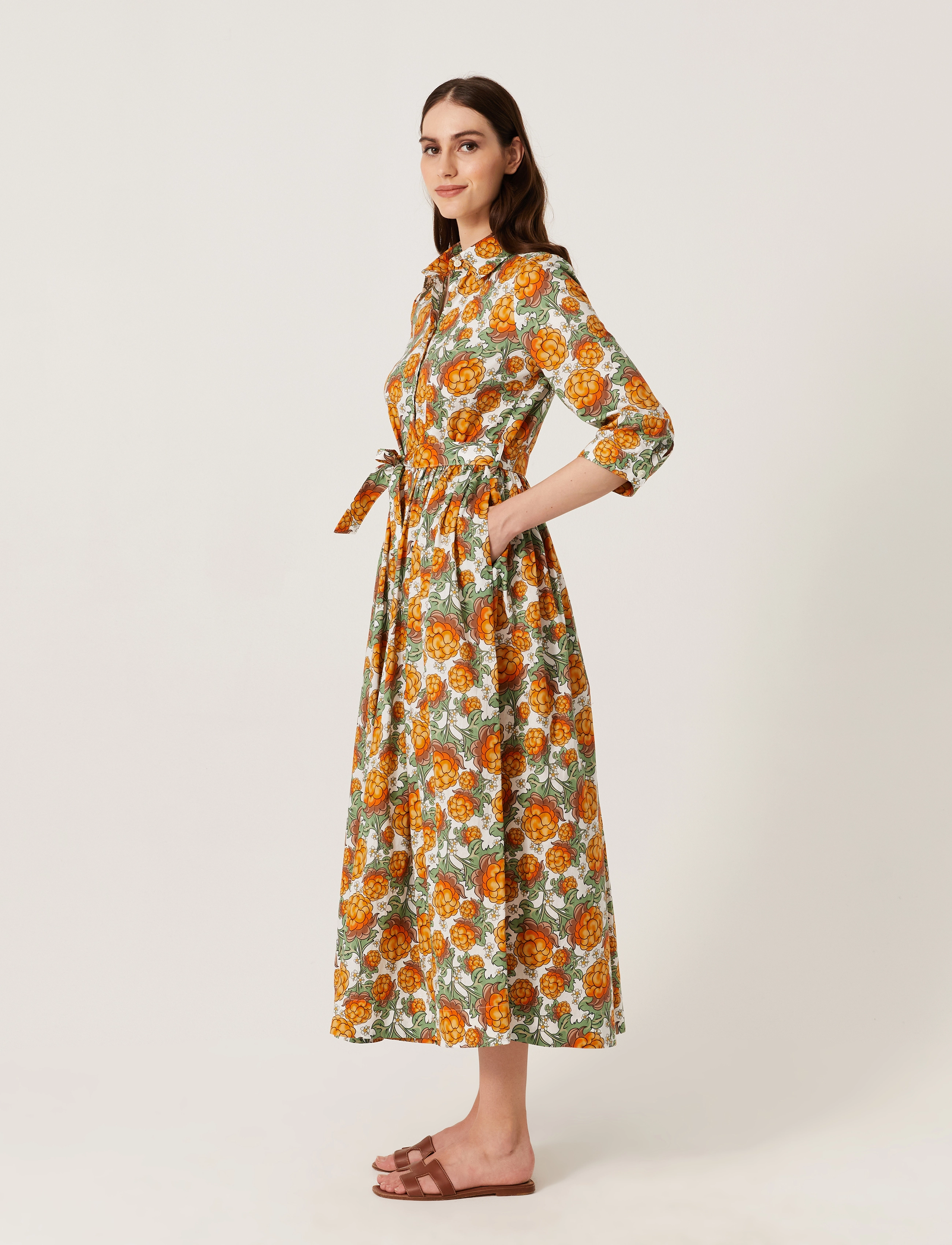 Andiata - Sinne Dress - cloudberry print - 2