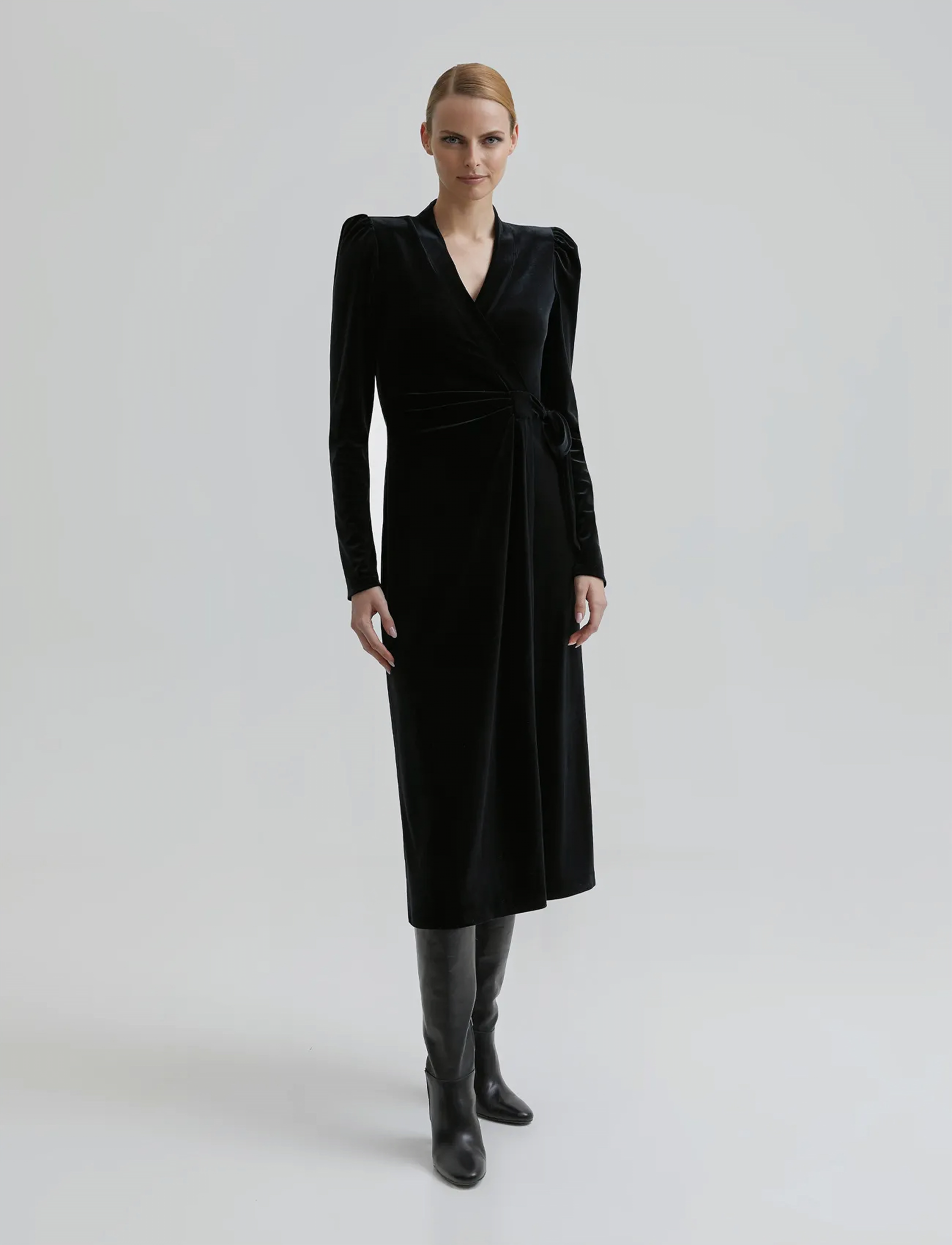 Andiata Sibley Dress, 44, Black, Designere > Maxi Dress, Dame